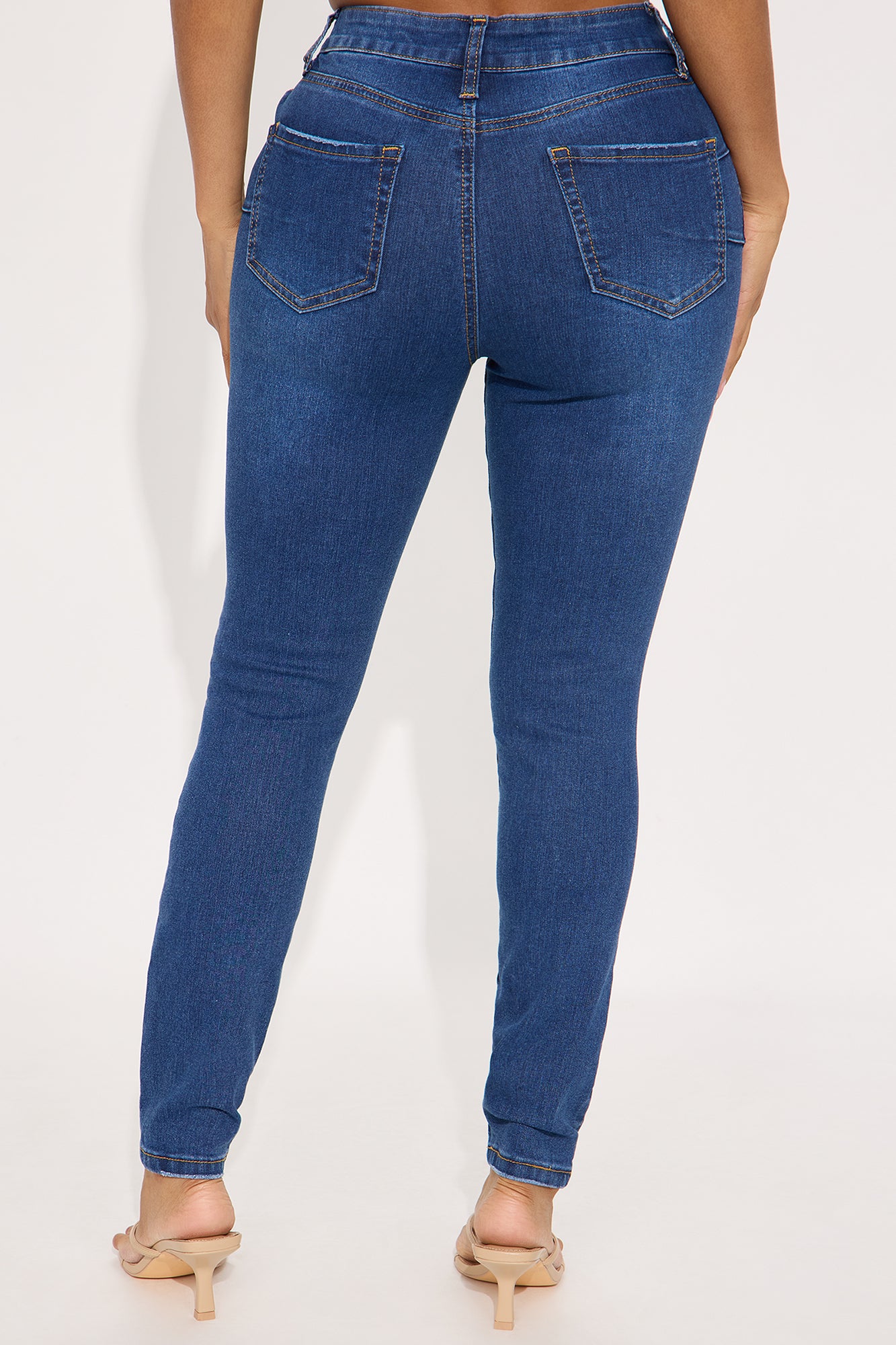 Yes To Heaven Skinny Jeans - Dark Wash - Image 3