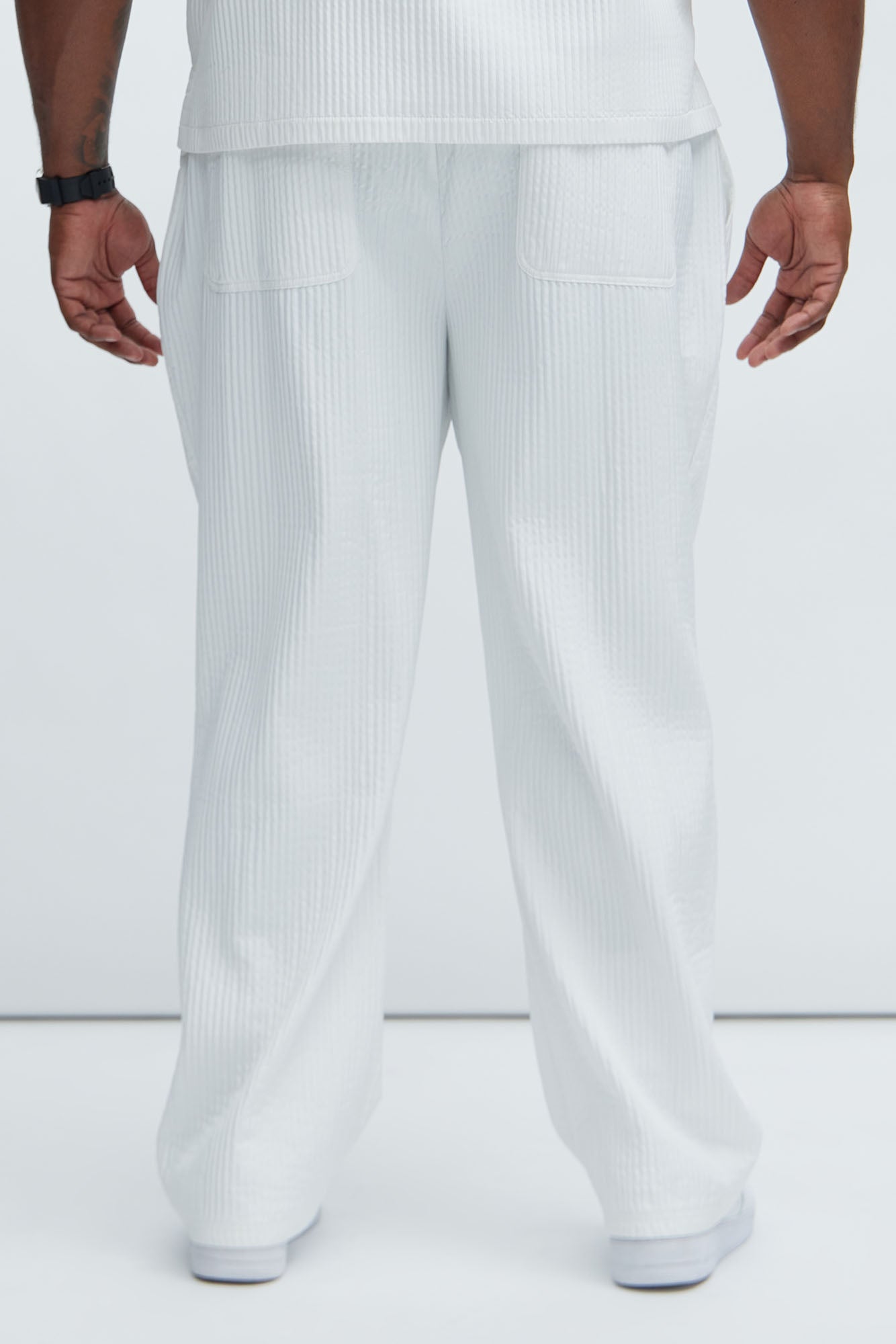 Santiago Straight Pants - White - Image 9