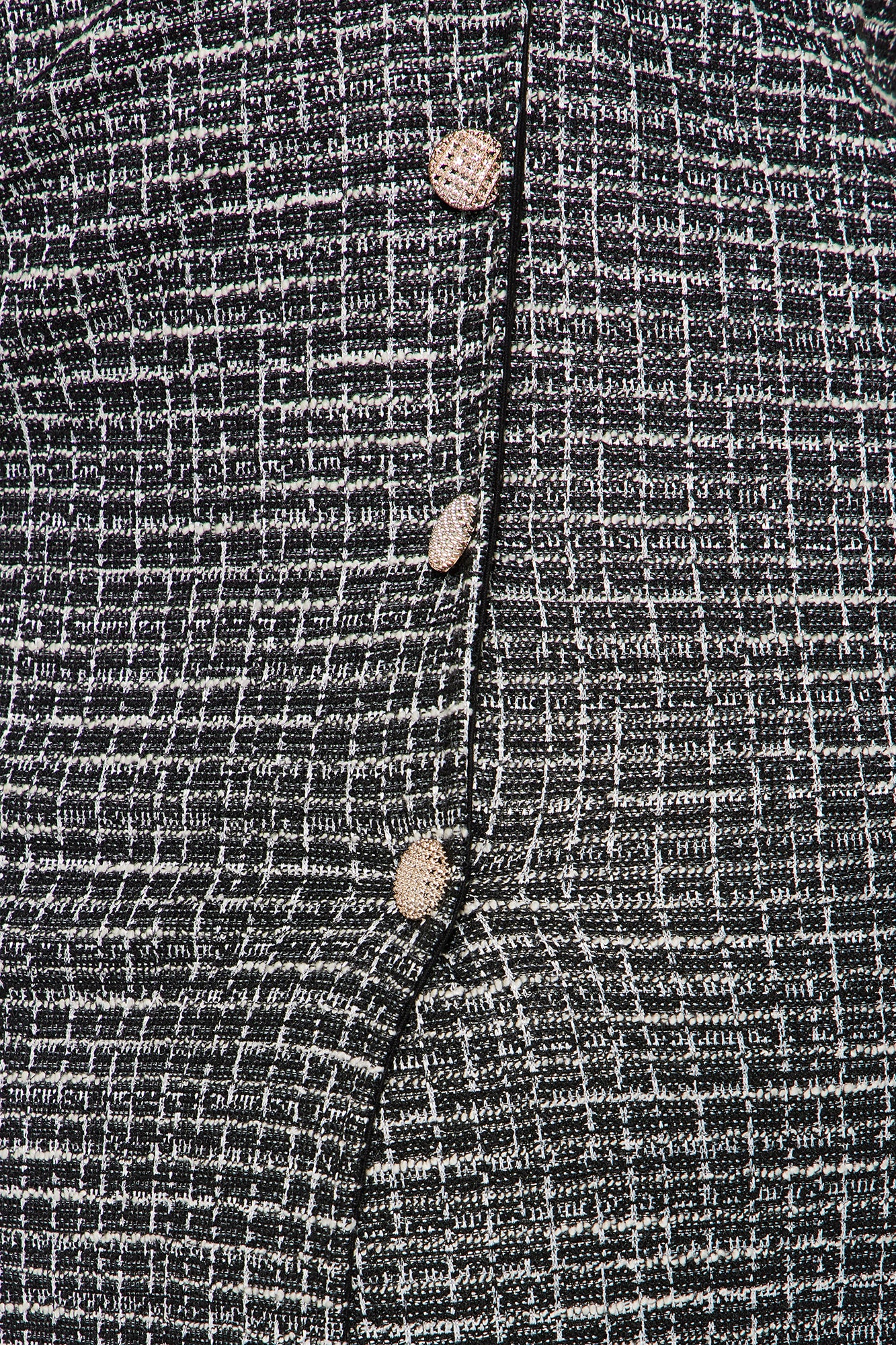 So Polished Tweed Skirt Set - Black - Image 6