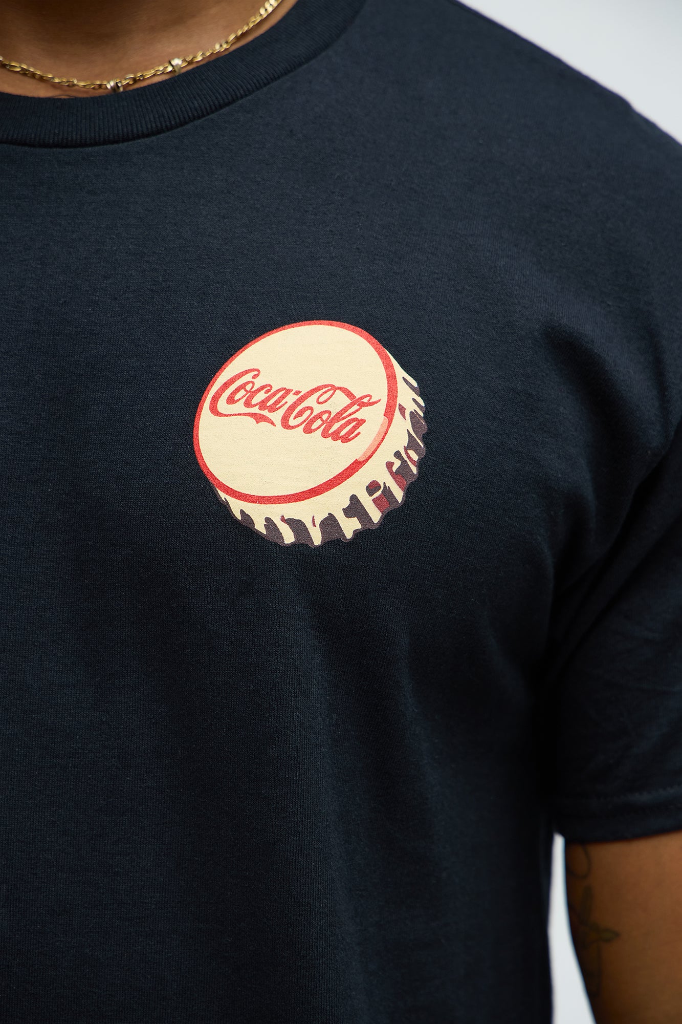 Coca Cola Ice Cold Short Sleeve Tee - Black - Image 4