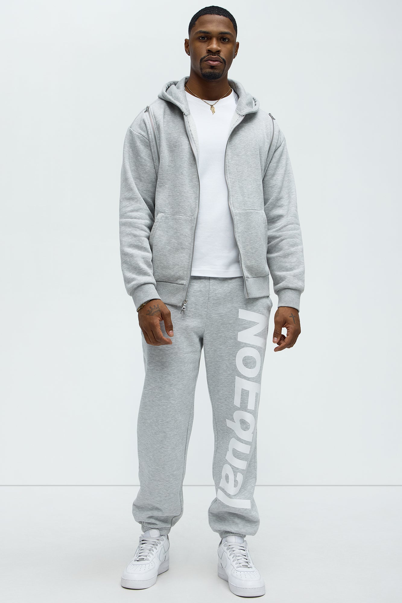 Tyson No Equal Jogger - Heather Grey - Image 3