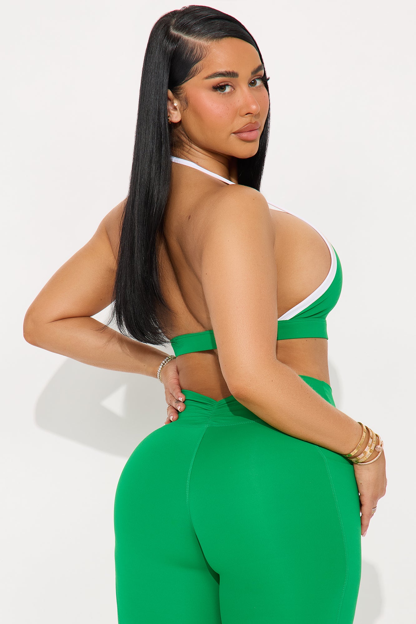 Tennis Club Sports Bra - Kelly Green - Image 3