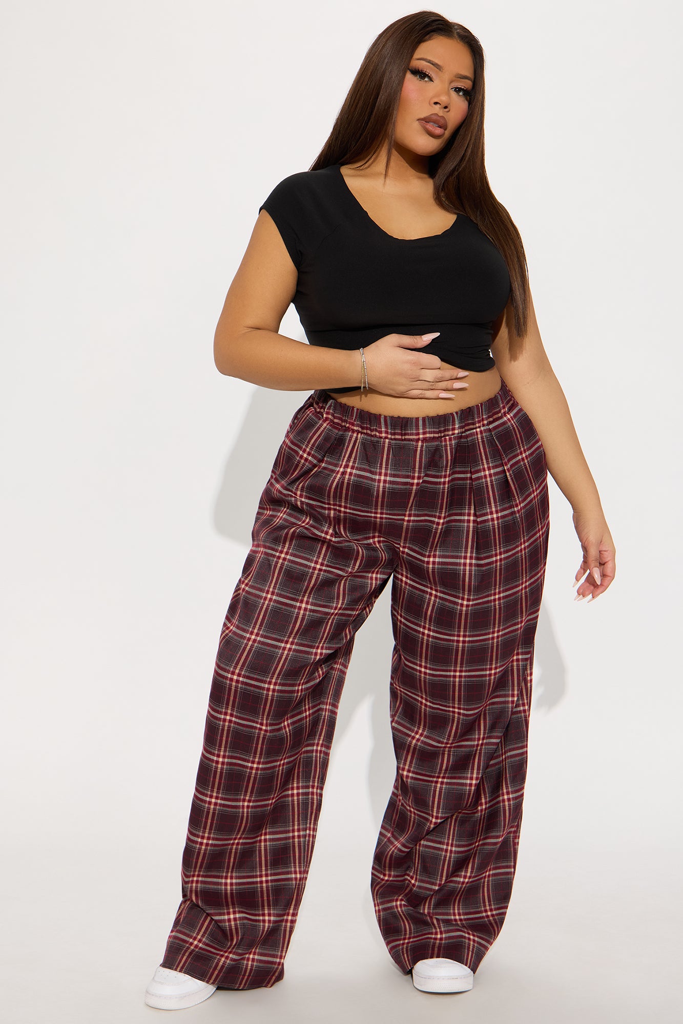 Yazzy Plaid Boxer Pant - Multi Color - Image 4