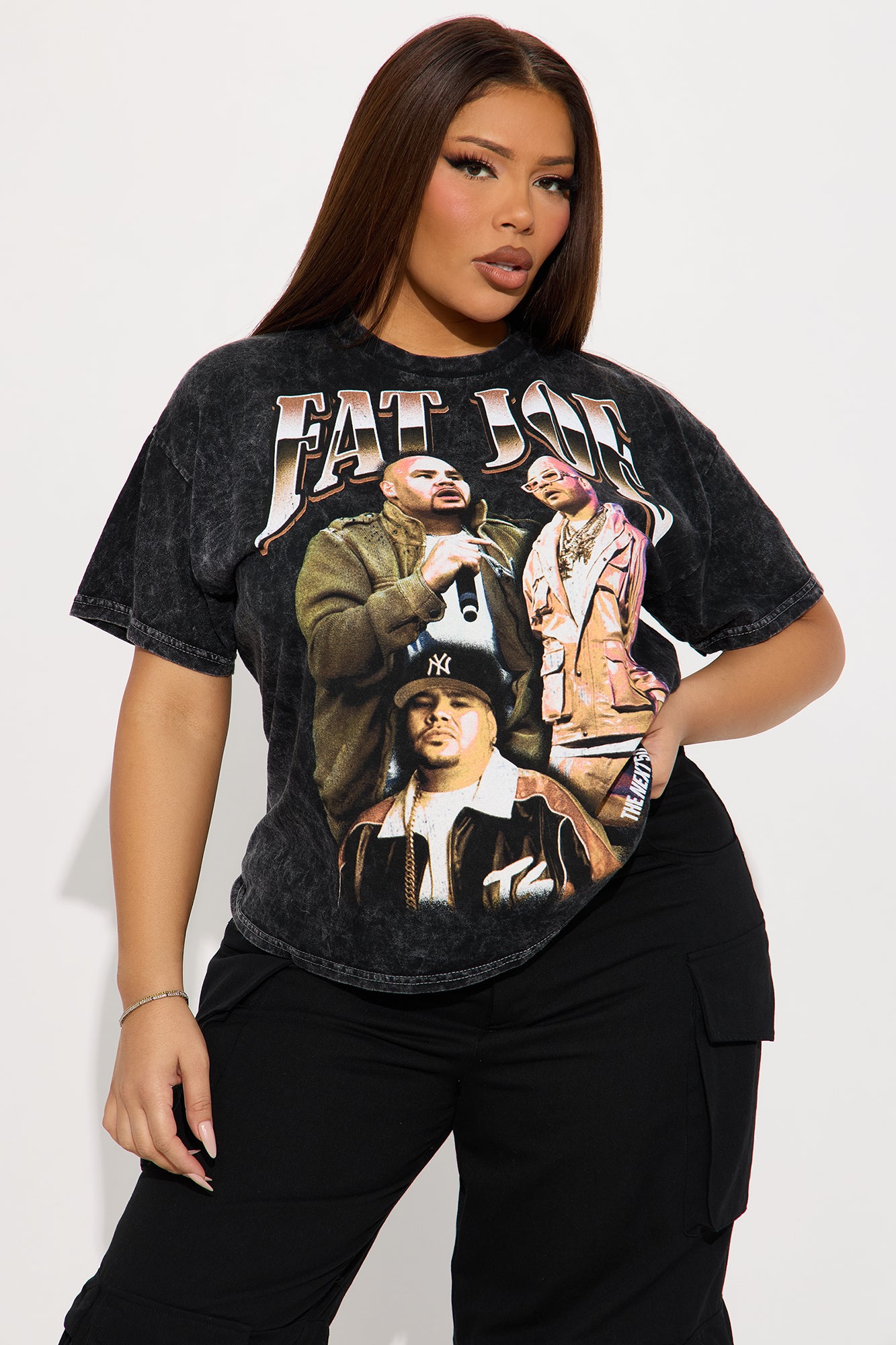Fat Joe Washed Tee - Black - Image 5