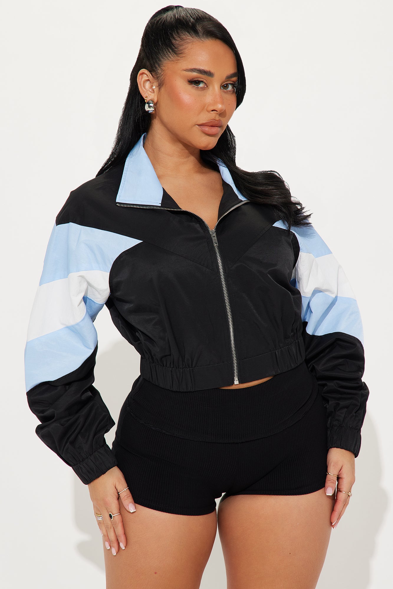 Fierce Flex Active Jacket - Black/combo - Image 3