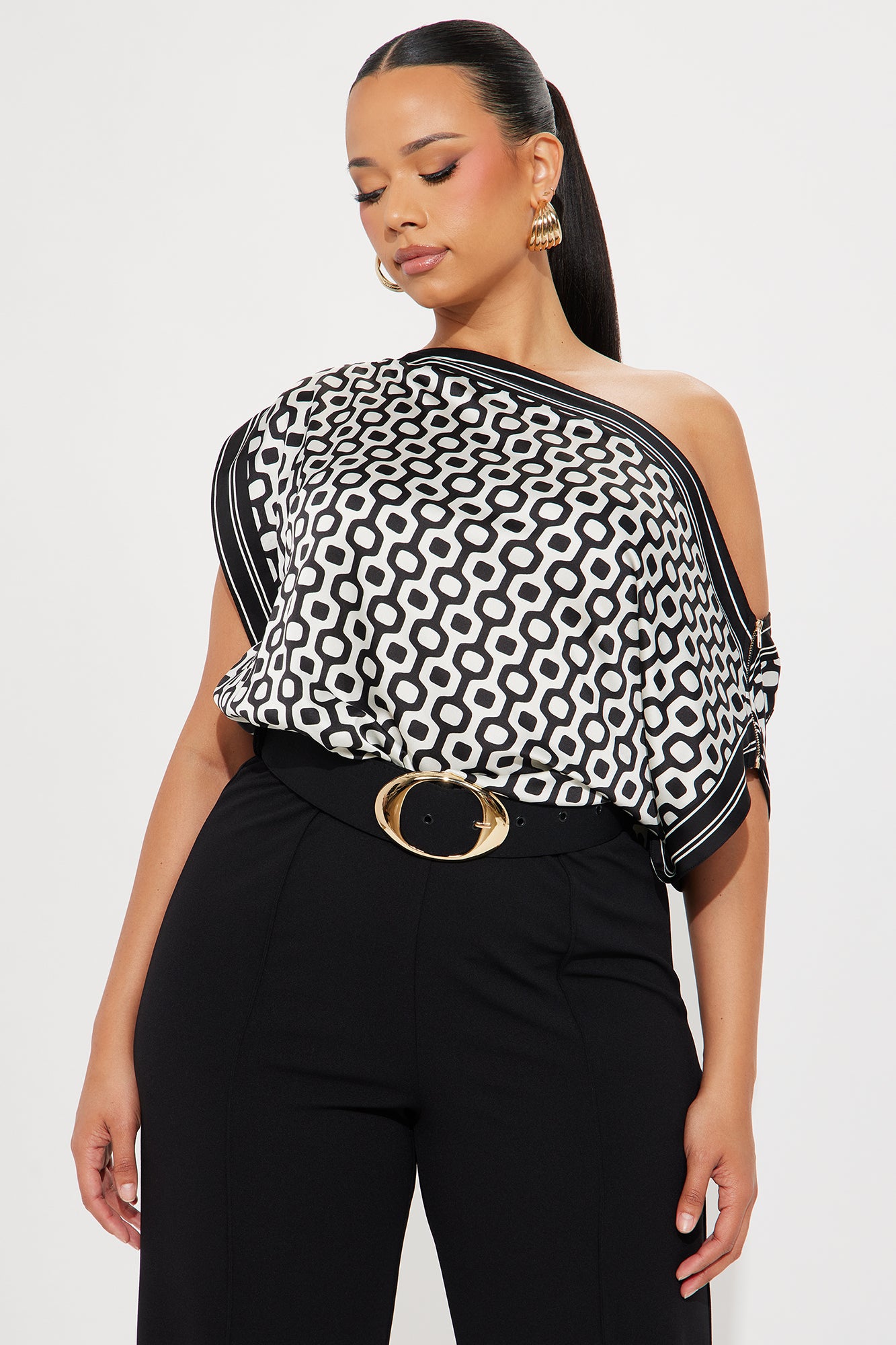 Sloane Belted Jumpsuit - Black/combo - Image 4