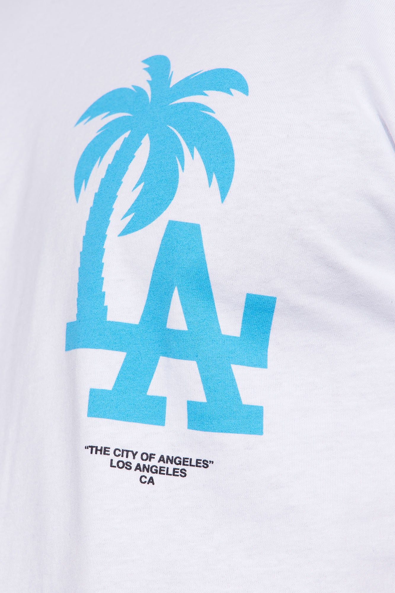 LA Palm Tree Short Sleeve Tee - White - Image 4