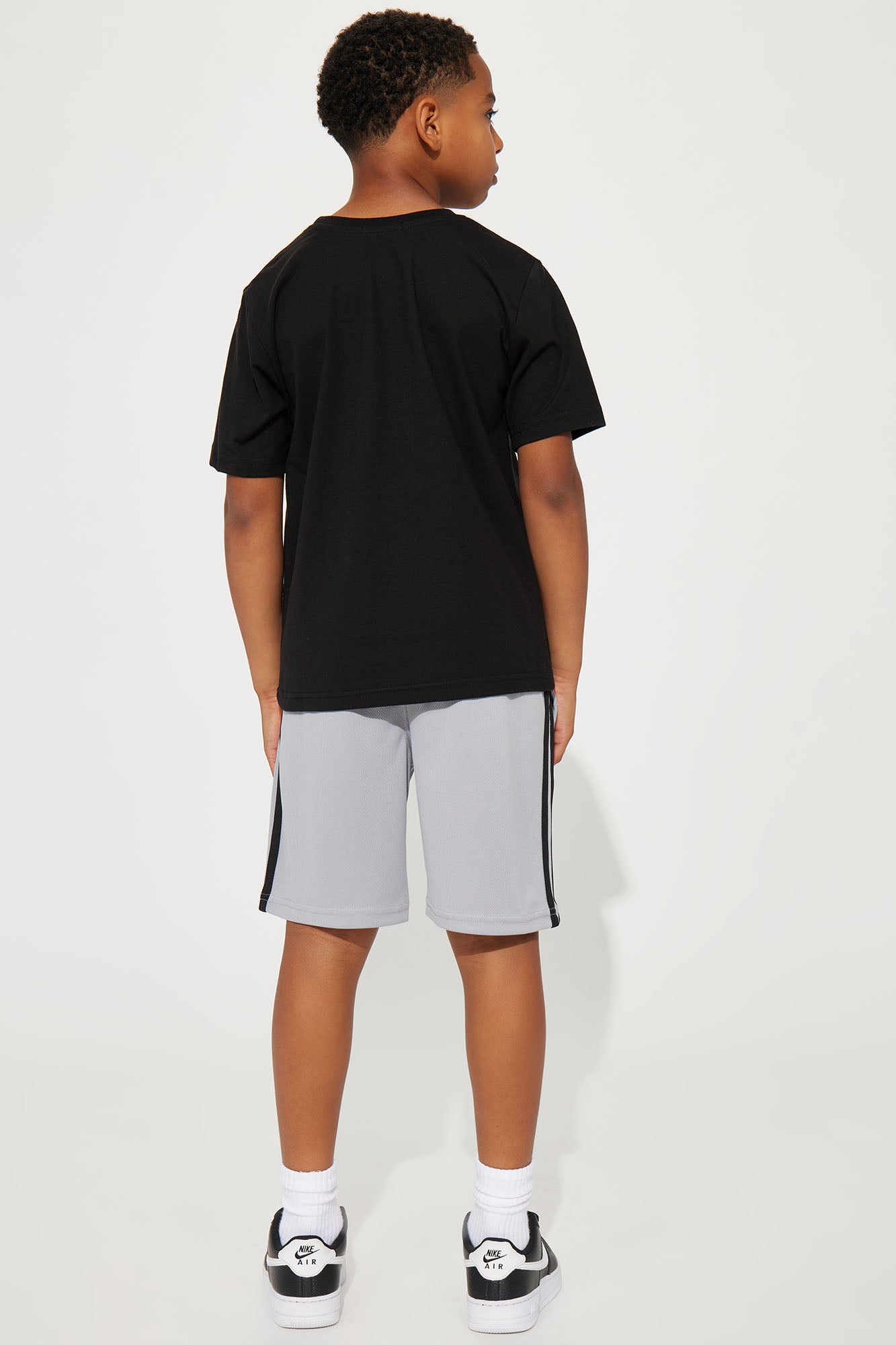 Mini Always Fresh Short Set - Black/Grey - Image 4