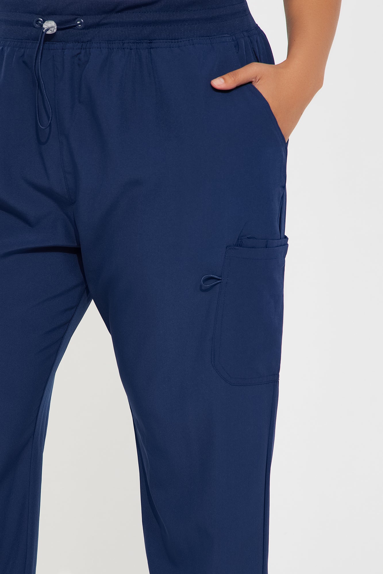 On The Clock Stretch Tapered Uniform Scrub Pants - Navy - Image 8