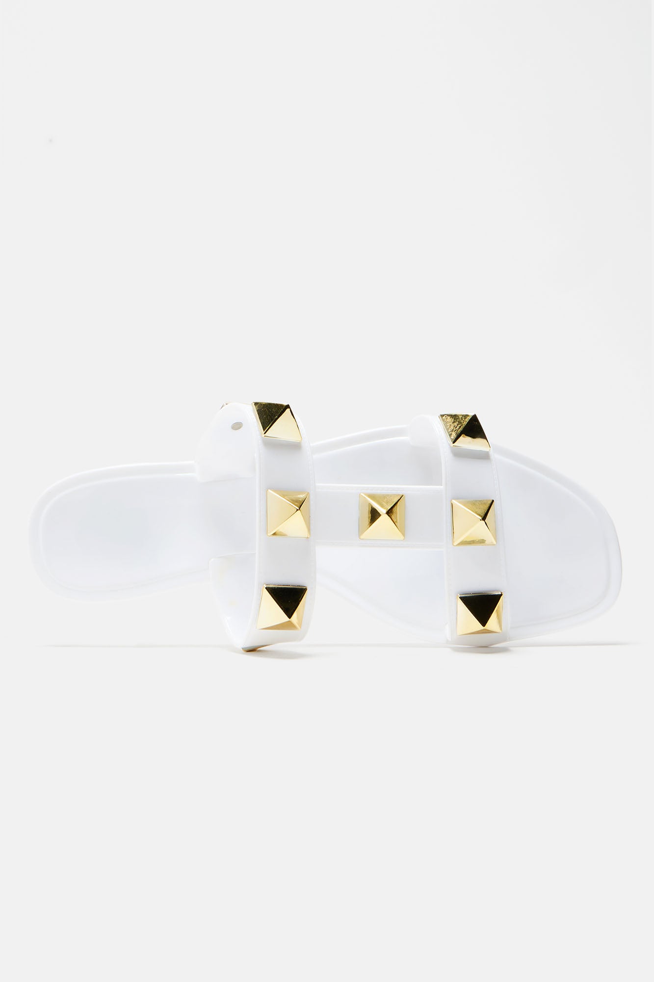 Sonya Flat Sandals - White - Image 5
