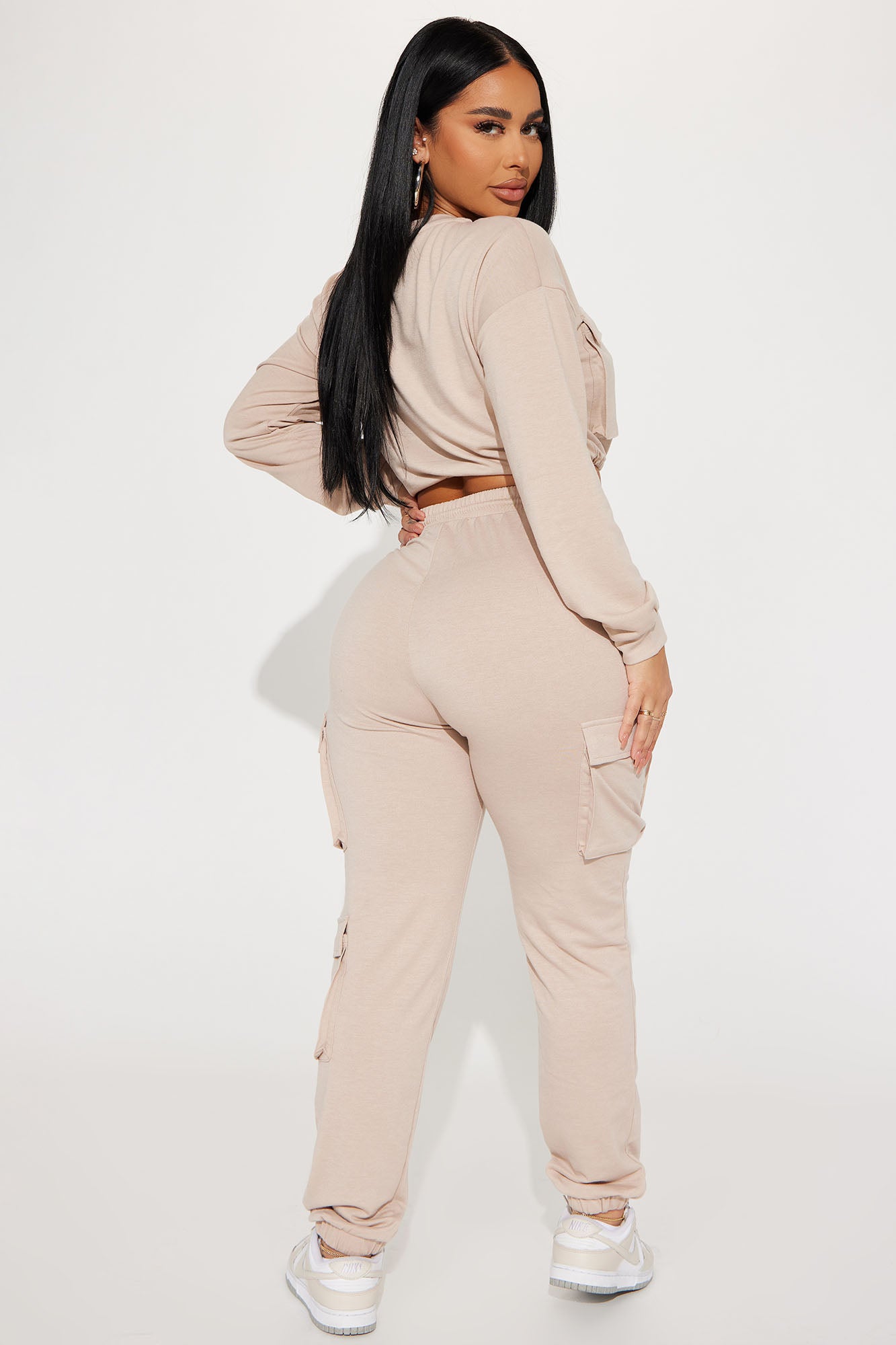 Finding Time Jogger Set  - Taupe - Image 3