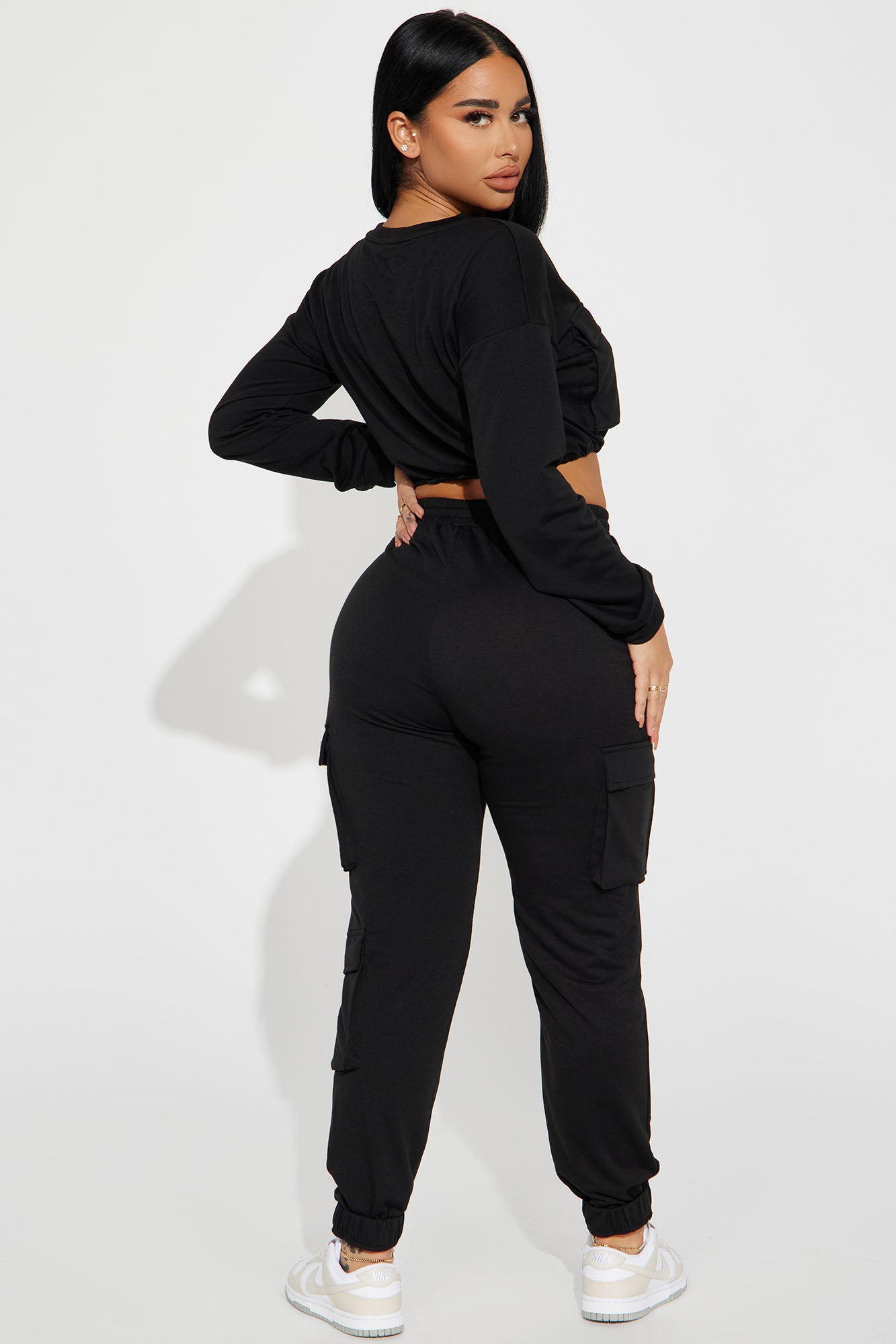 Finding Time Jogger Set  - Black - Image 3