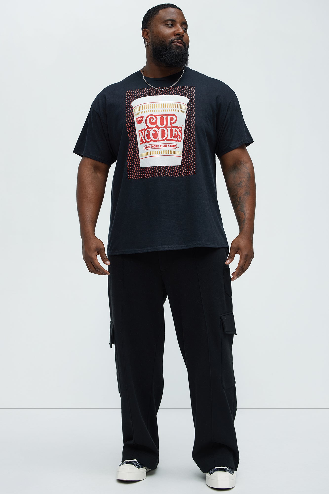 Cup Noodles Short Sleeve Tee - Black - Image 5
