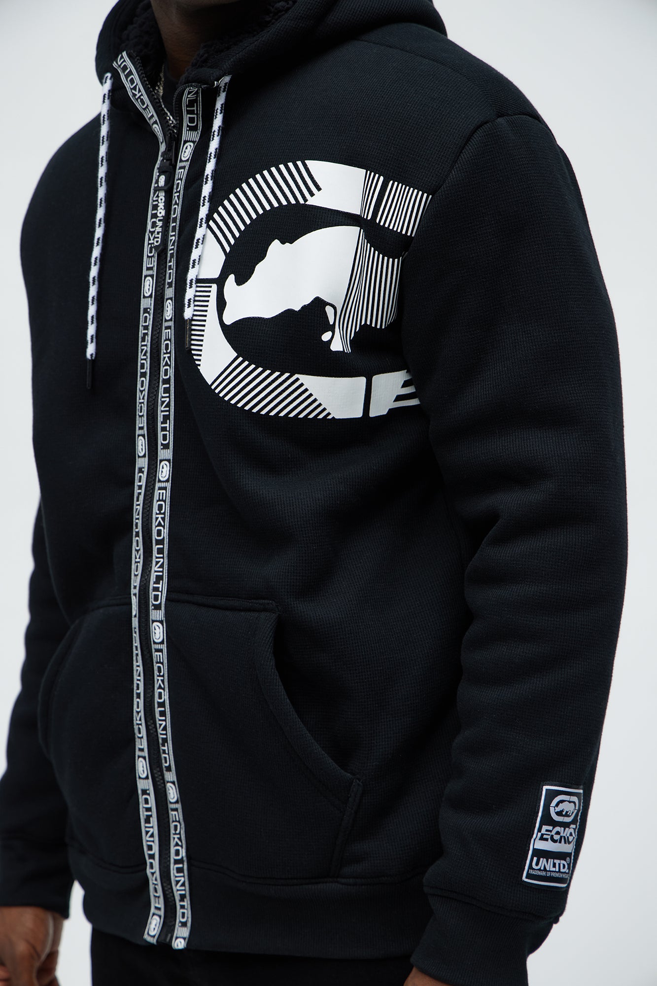 Ecko Unltd Rhino Zip Up Hoodie - Black - Image 4