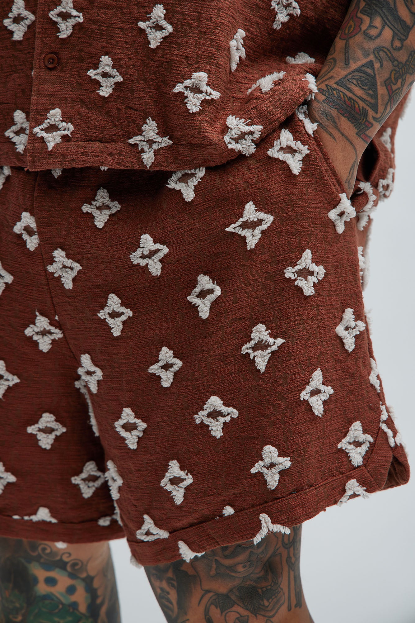 Starlet Warmup Shorts - Brown - Image 8