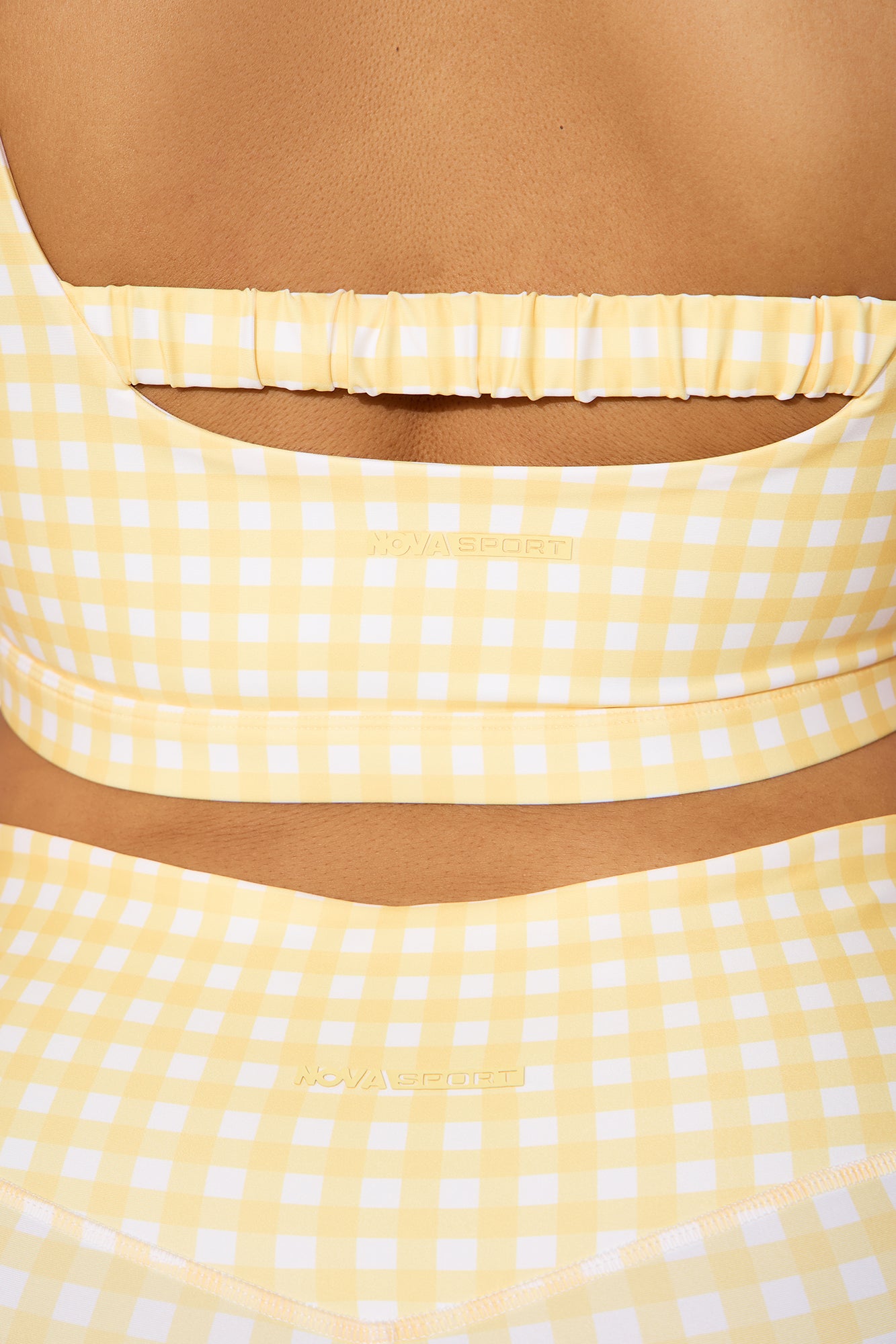 Swing Society Gingham Elevate Active Set - Butter Yellow - Image 7