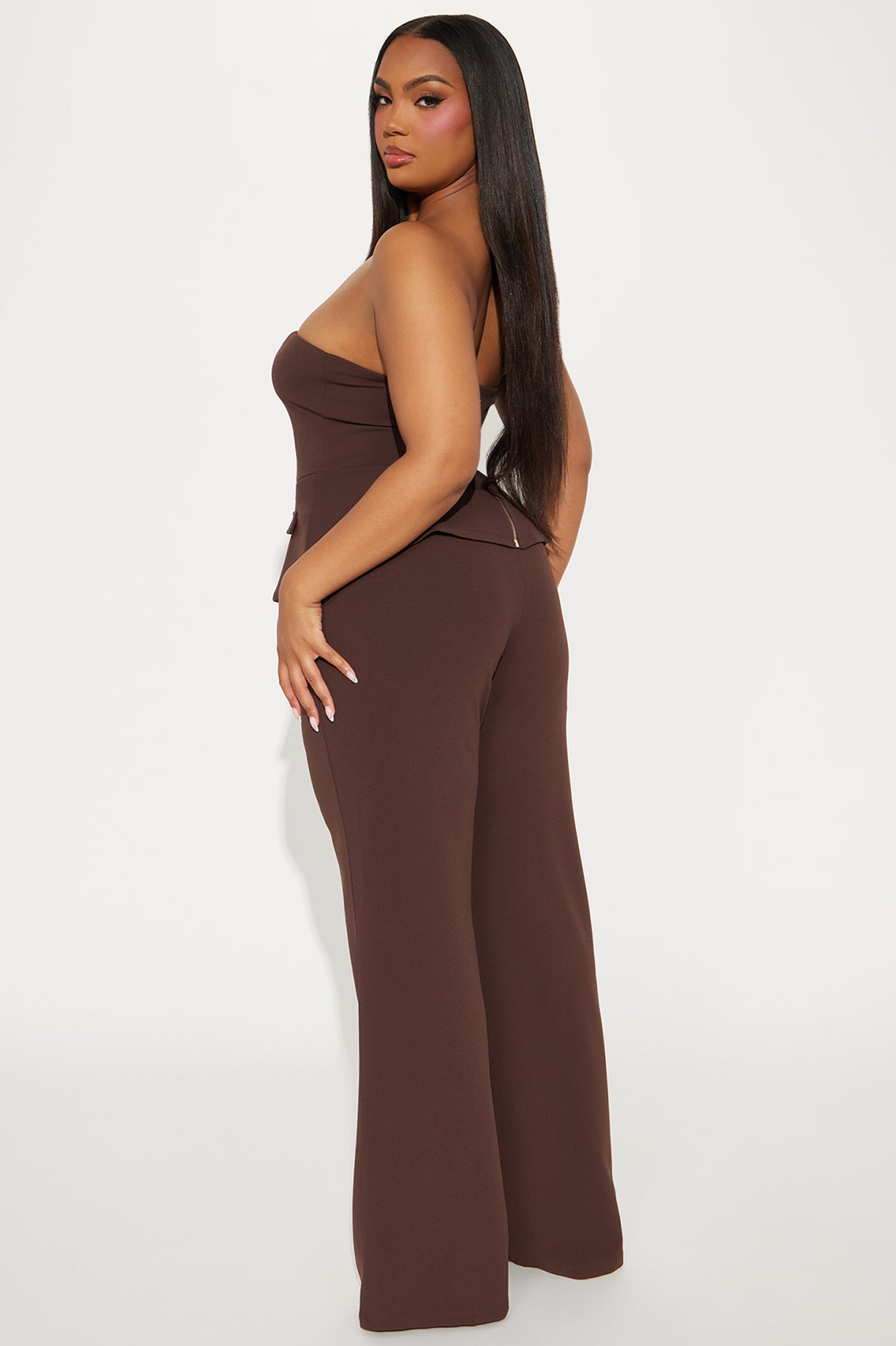 The Prestige Pant Set  - Brown - Image 7