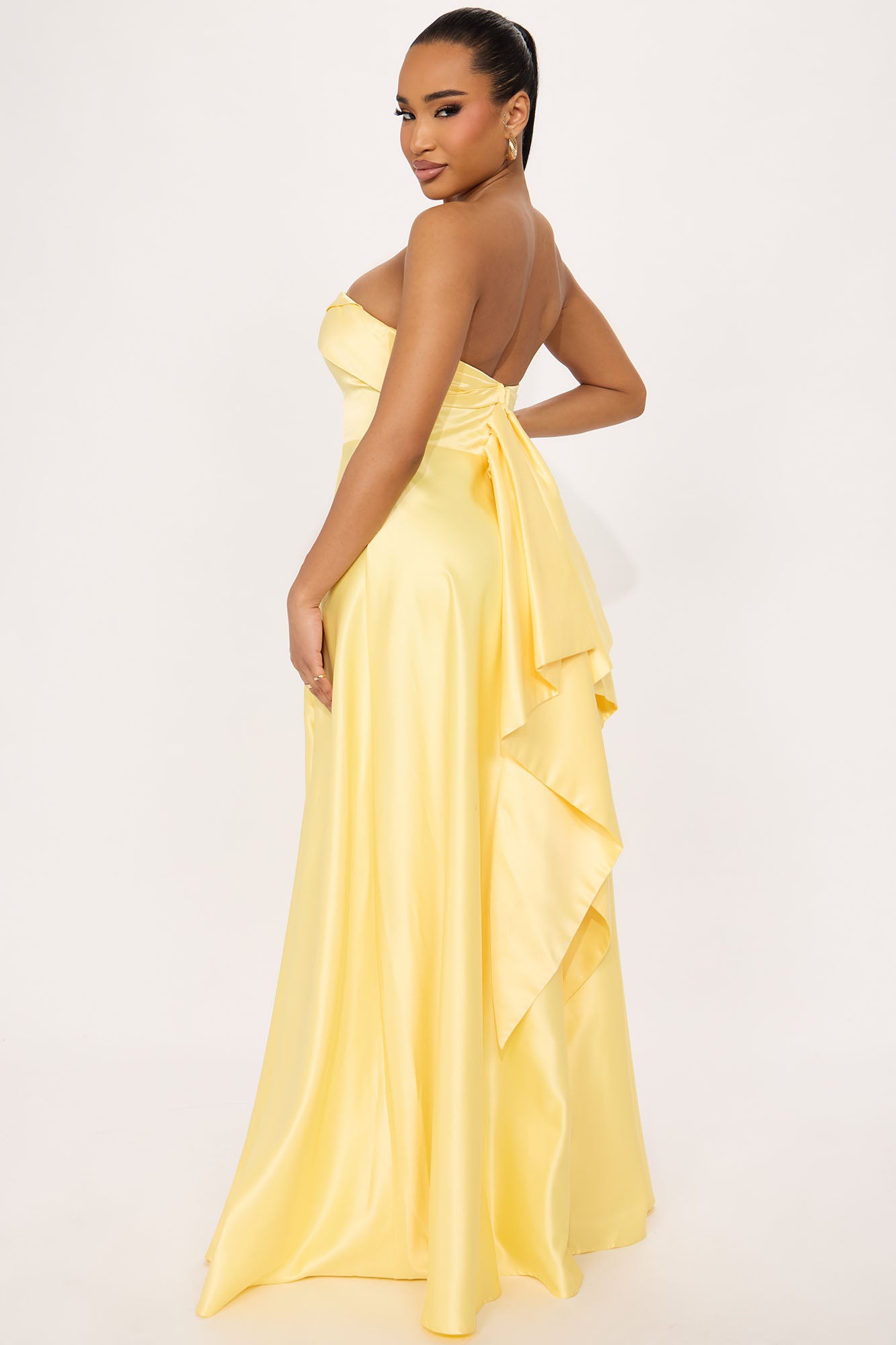 Chelsea Maxi Gown - Yellow - Image 3
