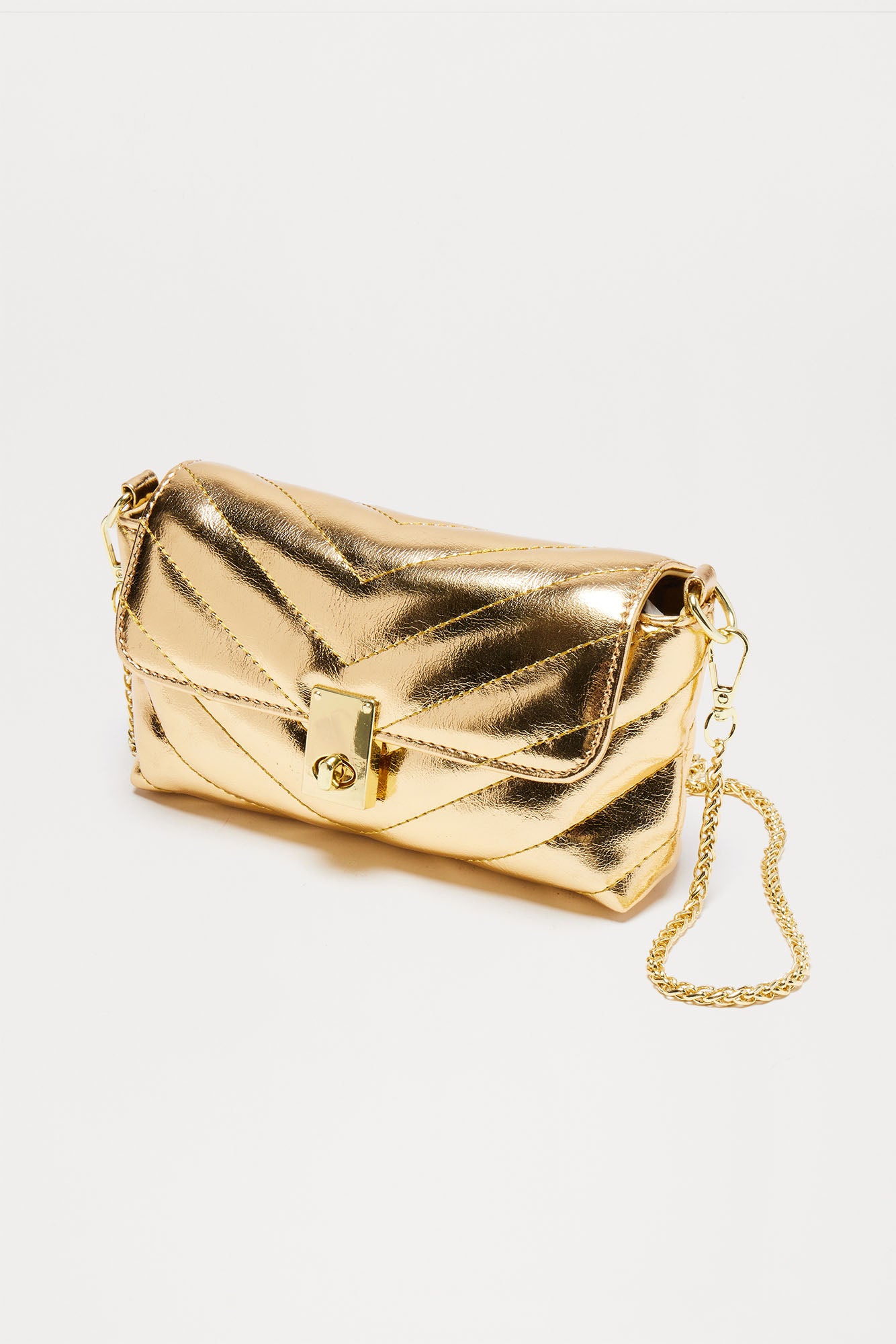 Oh You Fancy Crossbody Bag - Gold - Image 3