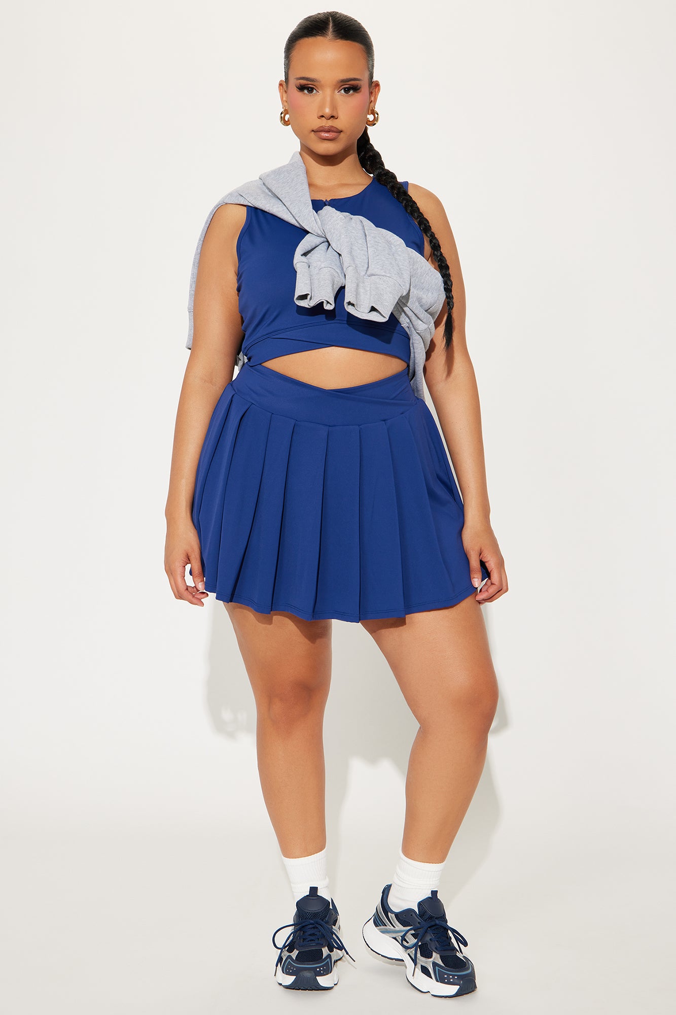 Courtside Cool Active Skirt - Midnight Blue - Image 4