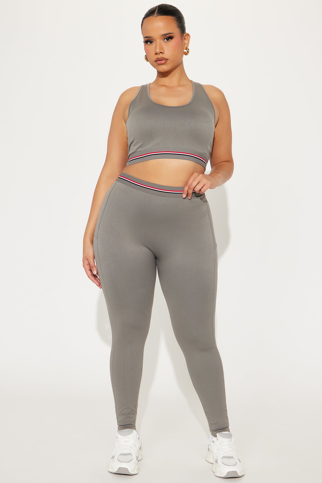 Power Up Flex Seamless Active Legging - Charcoal - Image 5