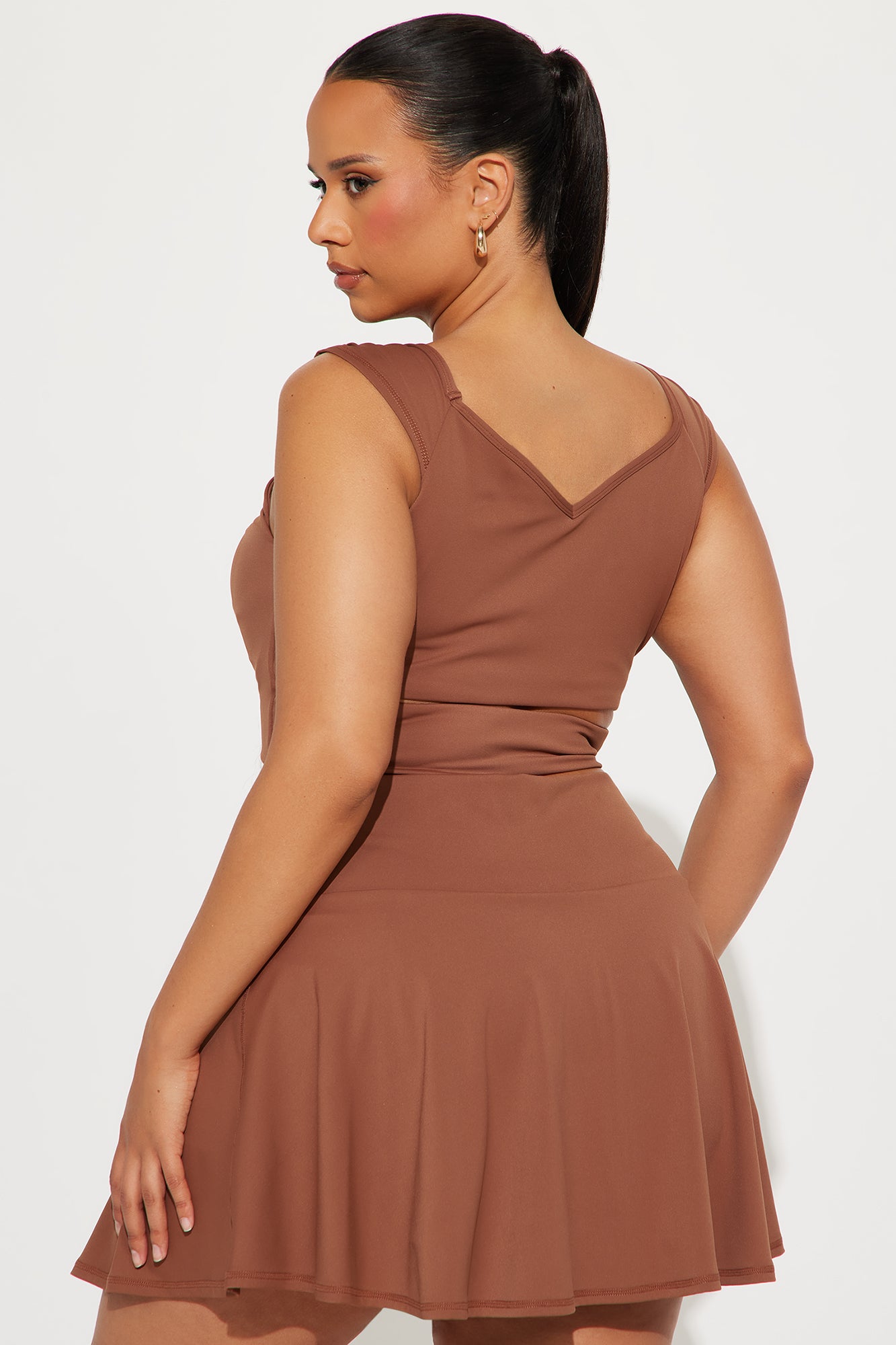 Payton Active Skirt Set - Mocha - Image 6