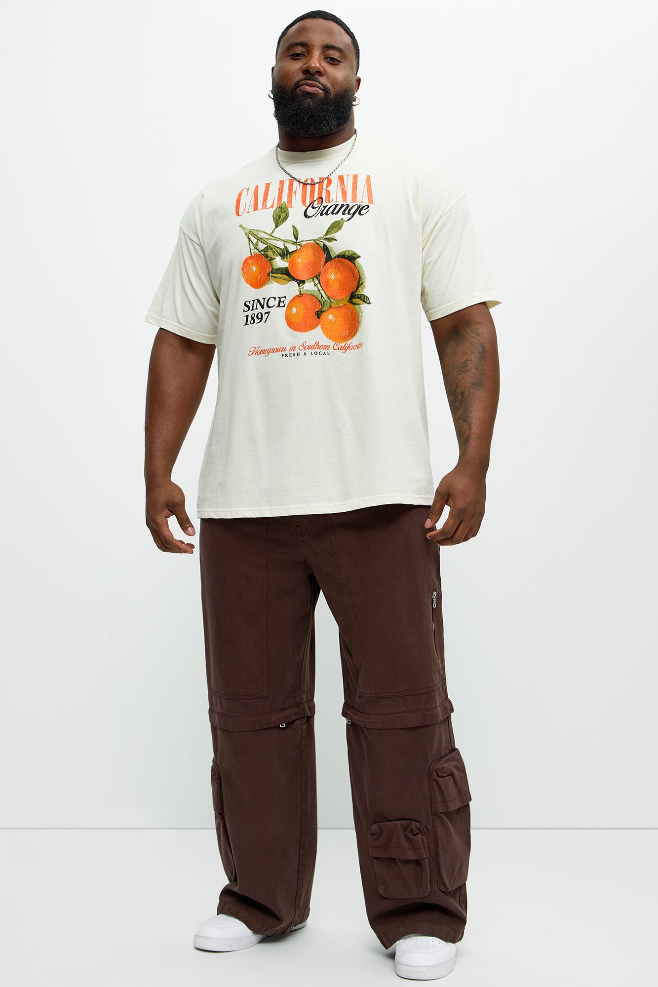 California Orange 1897 Short Sleeve Tee - Natural - Image 5