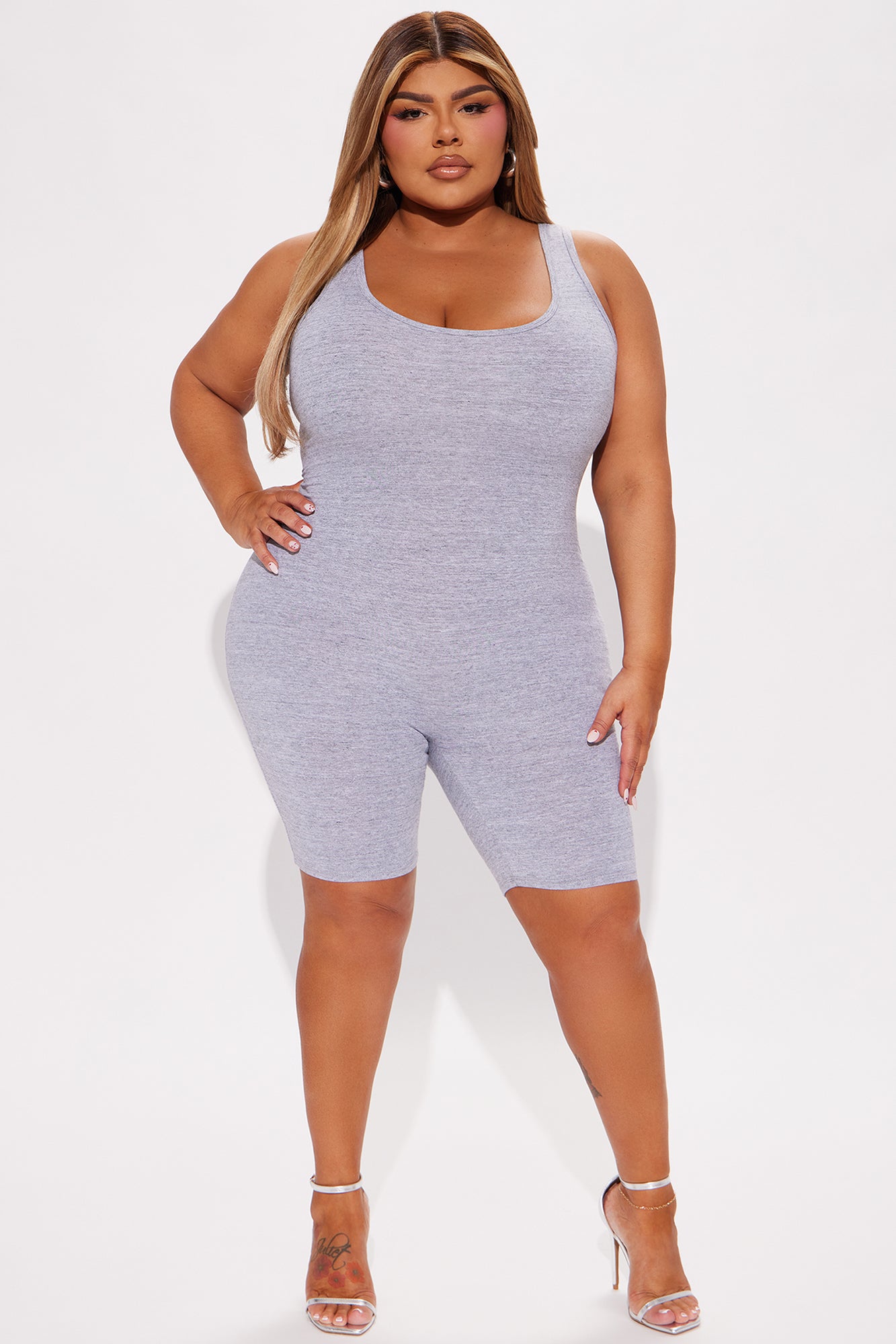 Betty Romper - Heather Grey - Image 4