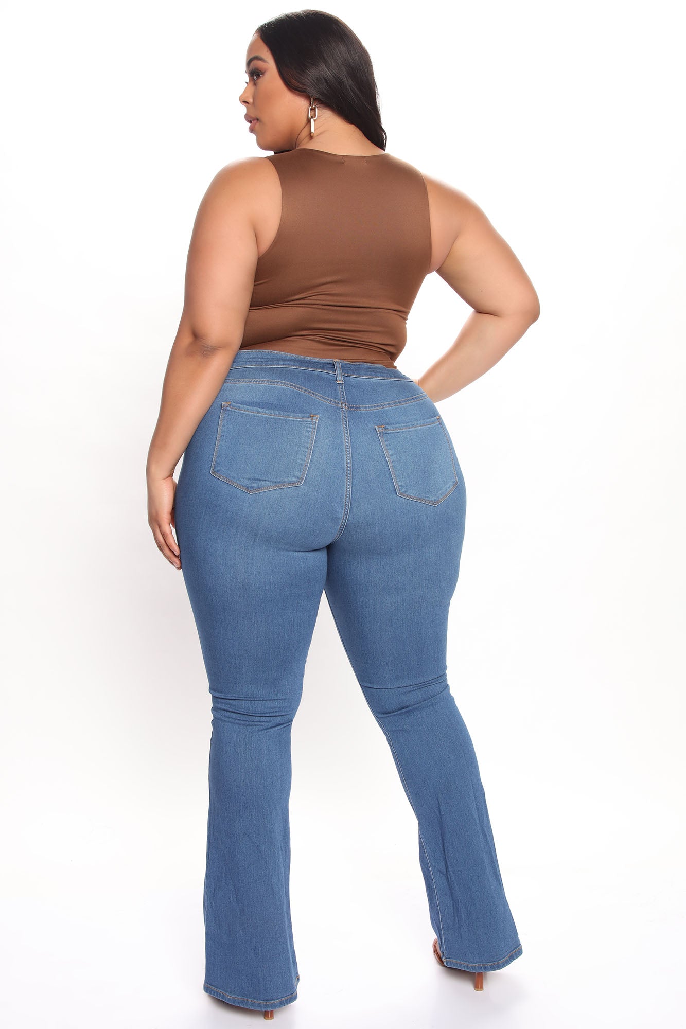 Aimee Double Lined Bodysuit - Coco - Image 9