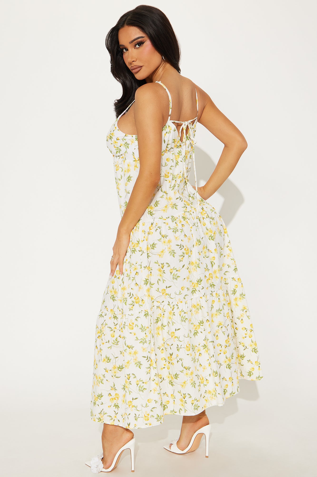 Sweet Dahlia Maxi Dress - Yellow - Image 3
