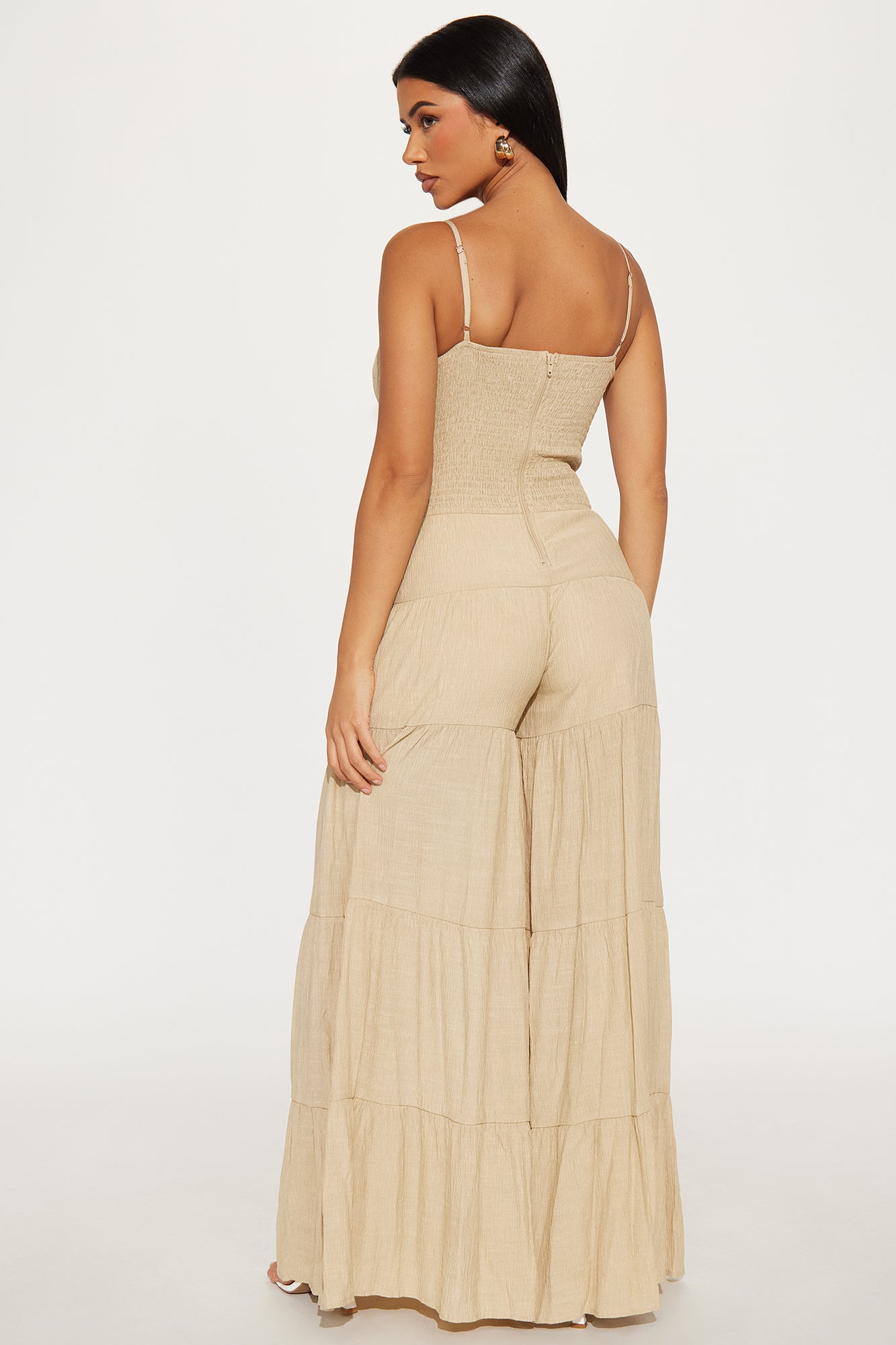 Dream Haze Jumpsuit - Taupe - Image 4