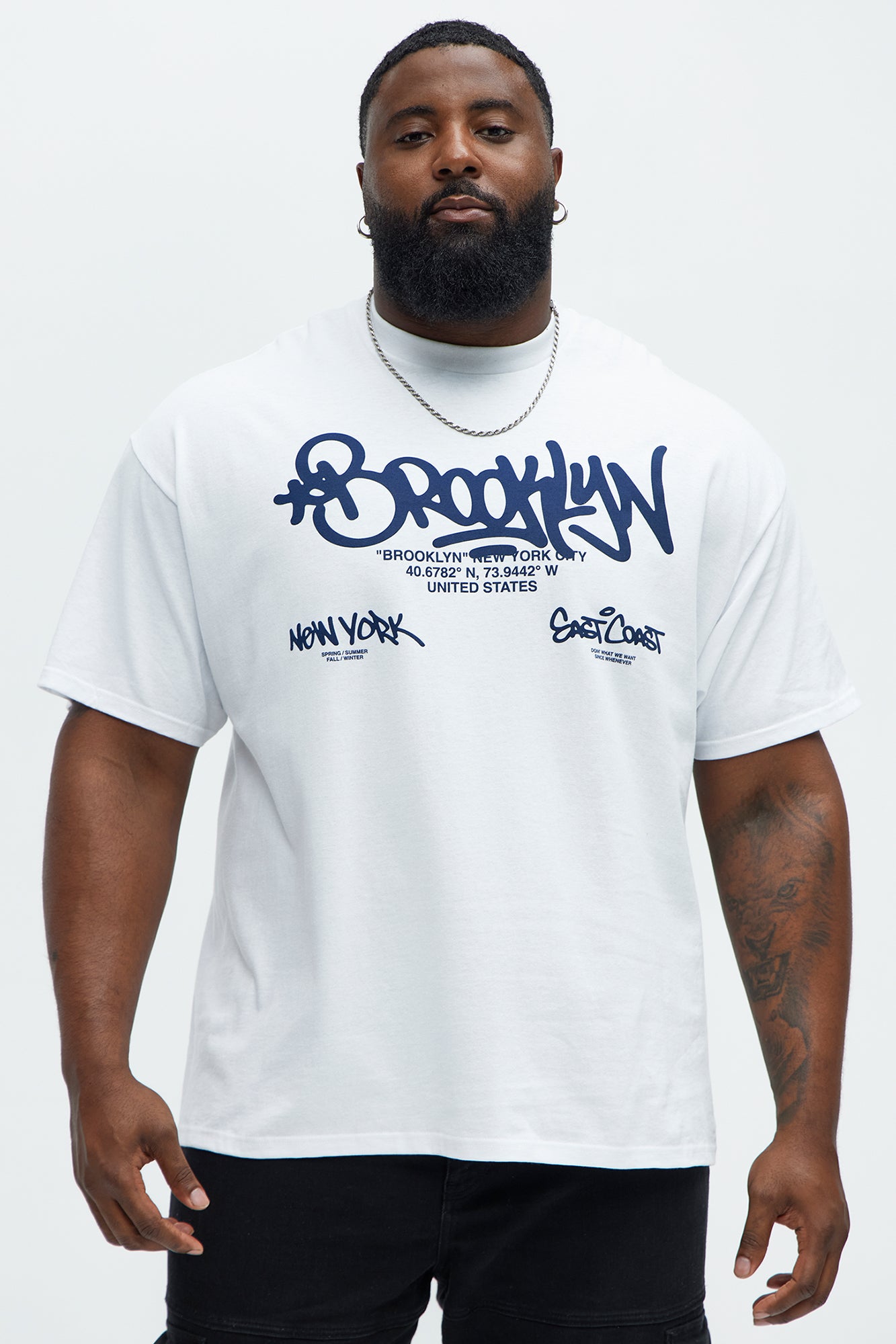 Brooklyn Staple Short Sleeve Tee - White - Image 4