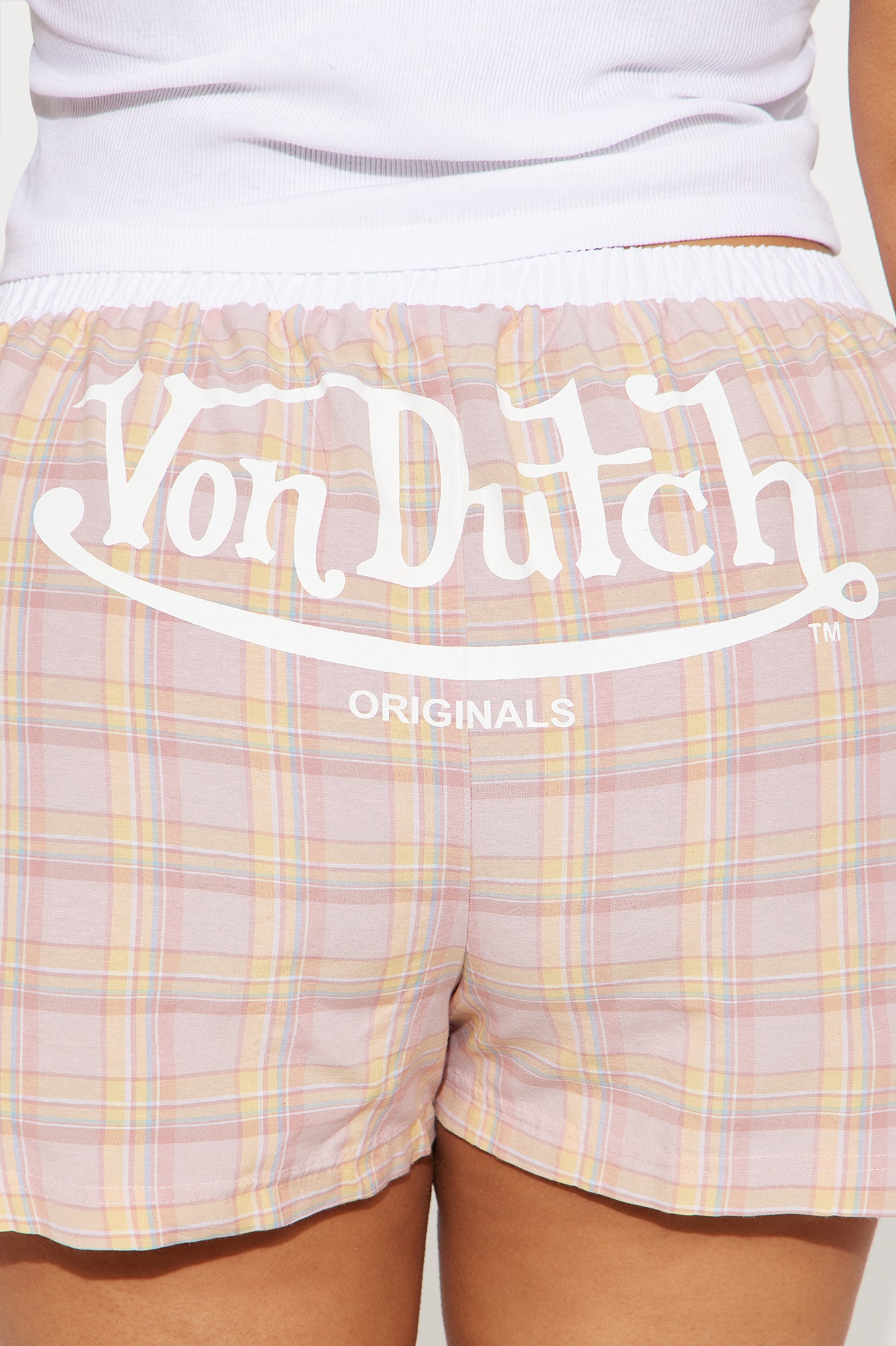 Von Dutch Cami PJ Boxer Short Set - White/combo - Image 8