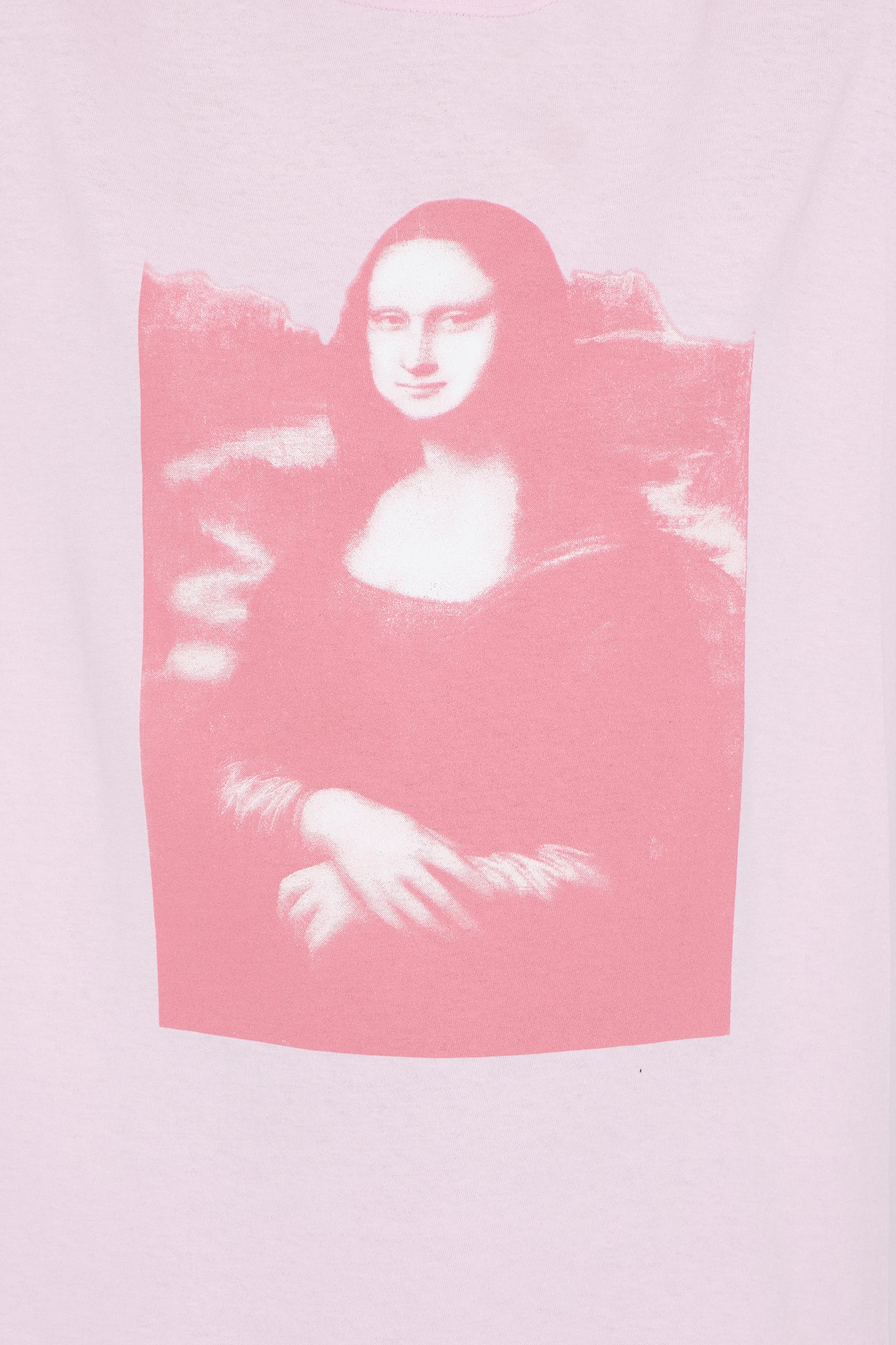 Mona Lisa Smile Tee - Pink - Image 3