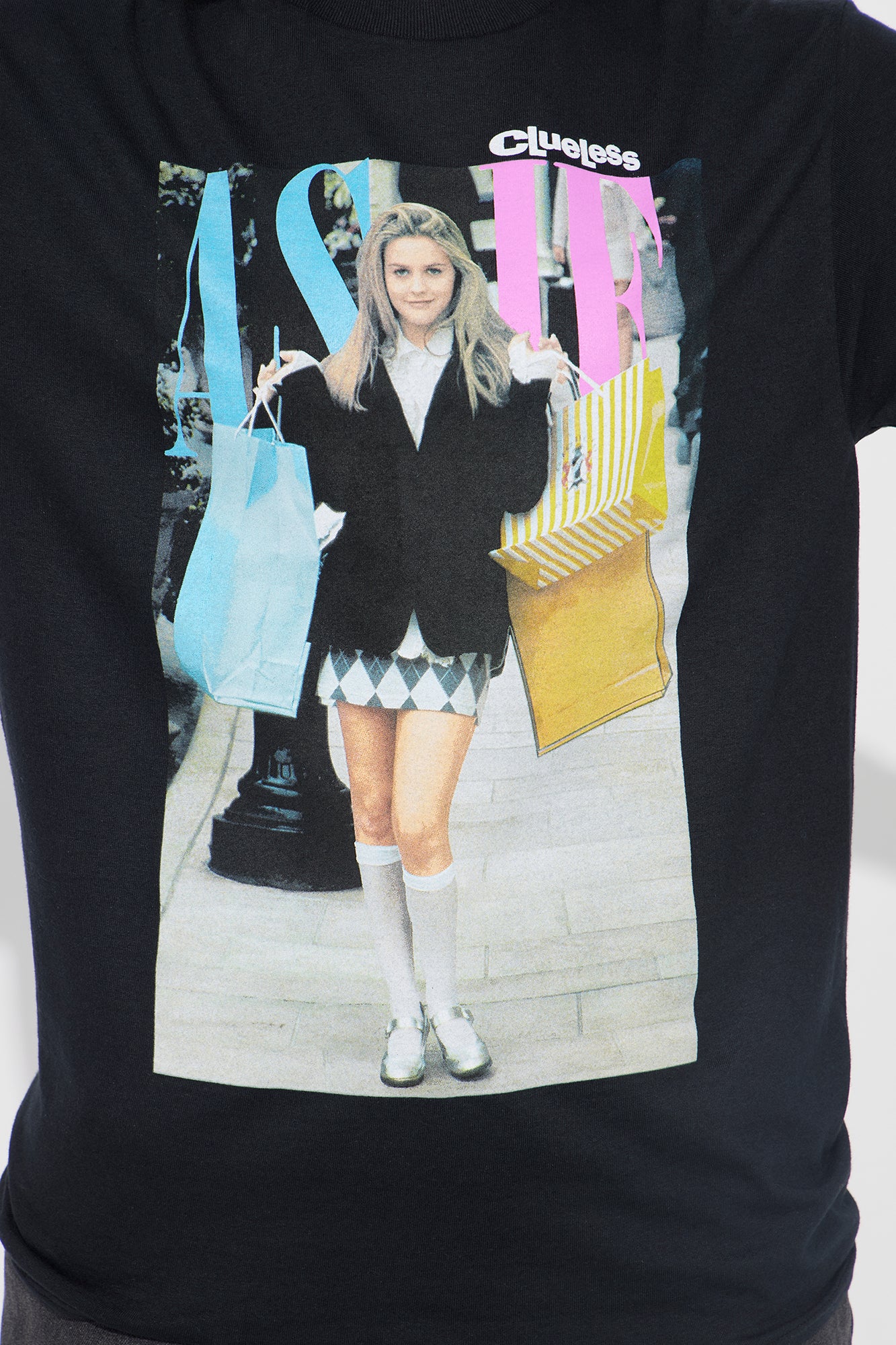 Clueless AS IF Tee - Black - Image 3