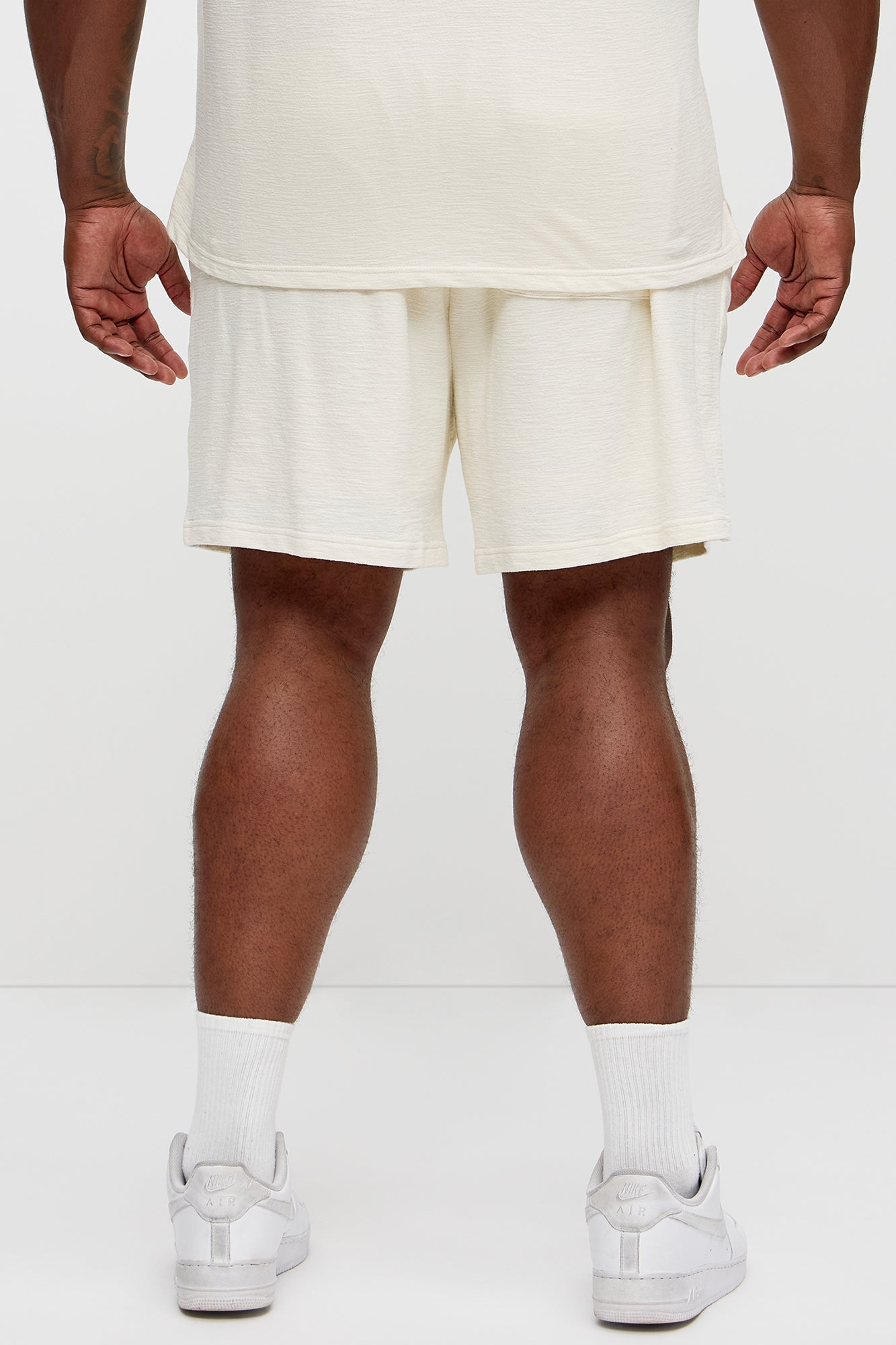 Berries And Blooms Embroidered Shorts - Cream - Image 9