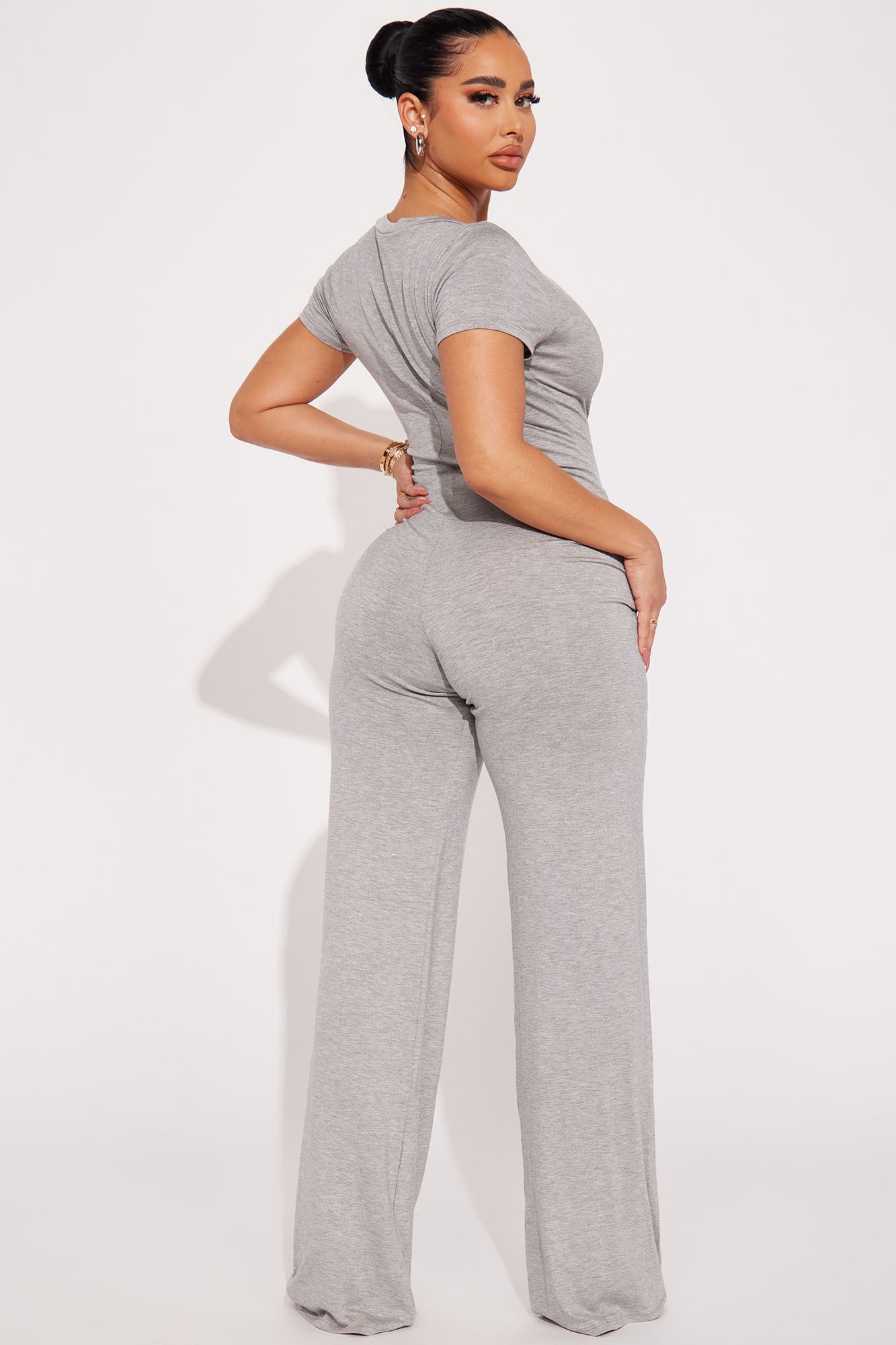Perfect Weekend Jumpsuit - Heather Grey - Image 3