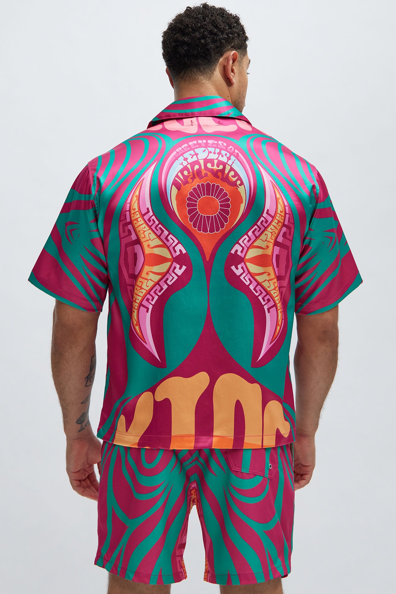 Eyes On Medusa Shirt - Fuchsia/combo - Image 4