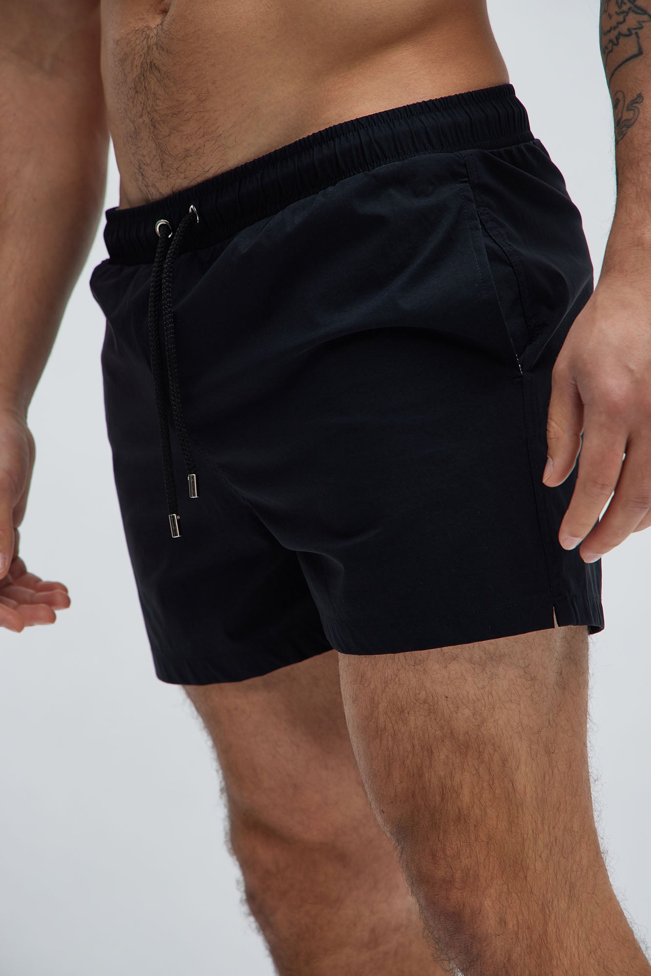 Montez Stretch Swim Trunk Short - Black - Image 3
