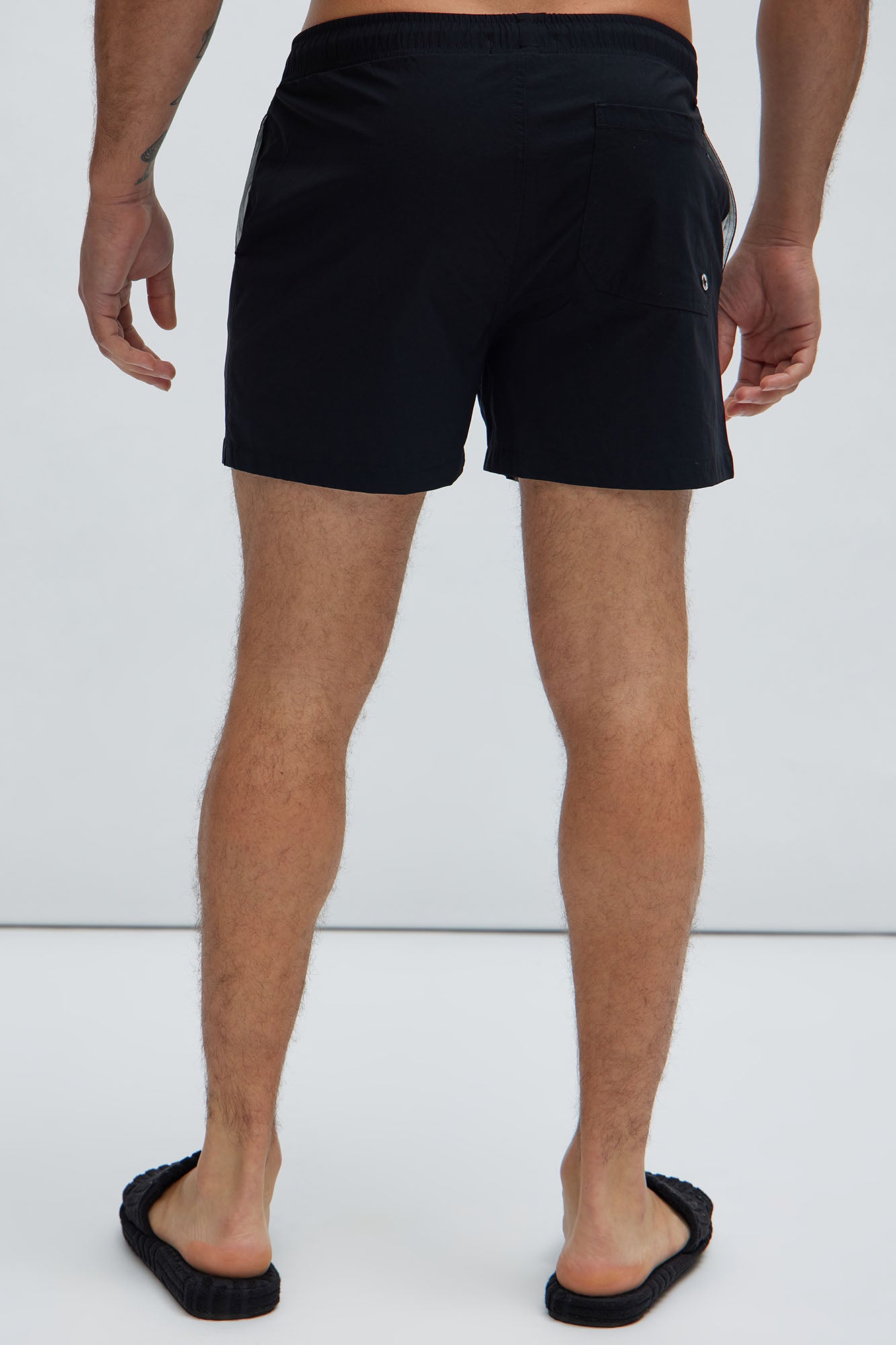 Montez Stretch Swim Trunk Short - Black - Image 4
