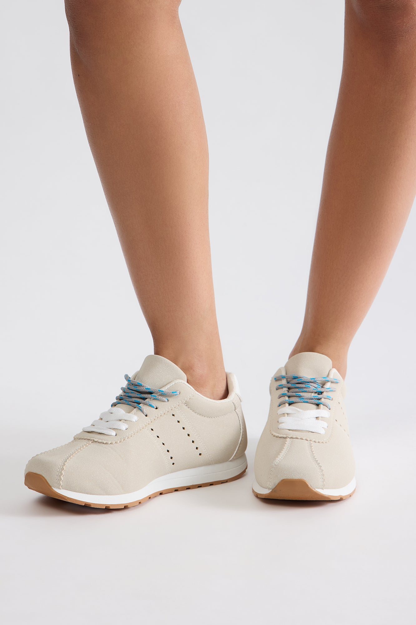 Brody Lace Up Sneakers - Grey - Image 3