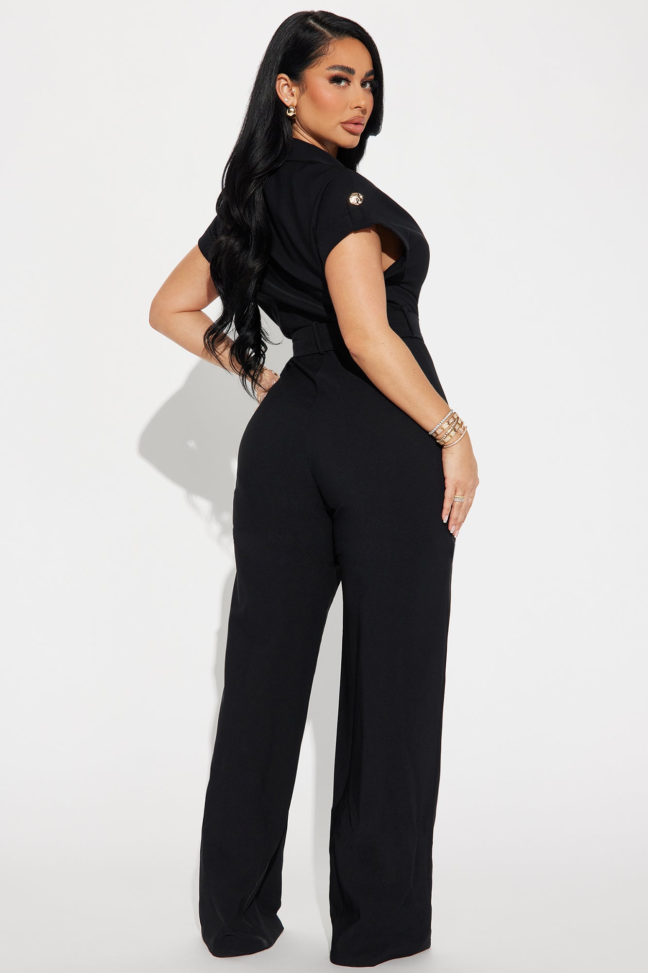 Fall For You Jumpsuit - Black - Image 3