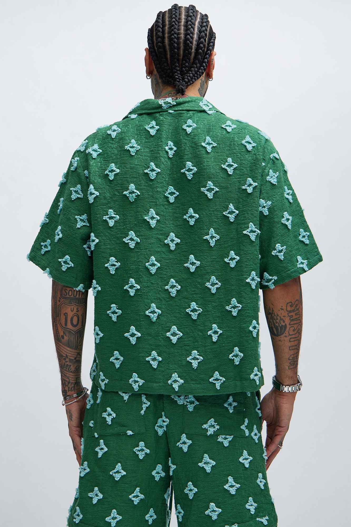 Cropped Starlet Shirt - Green - Image 4