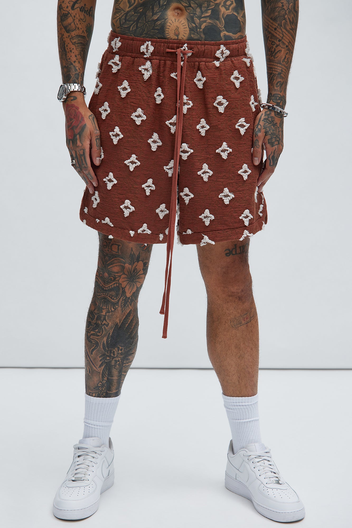 Starlet Warmup Shorts - Brown - Image 3