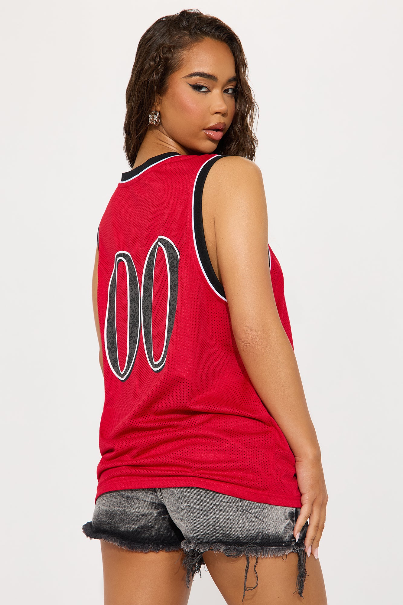 Chicago Jersey Tank Top - Red - Image 4