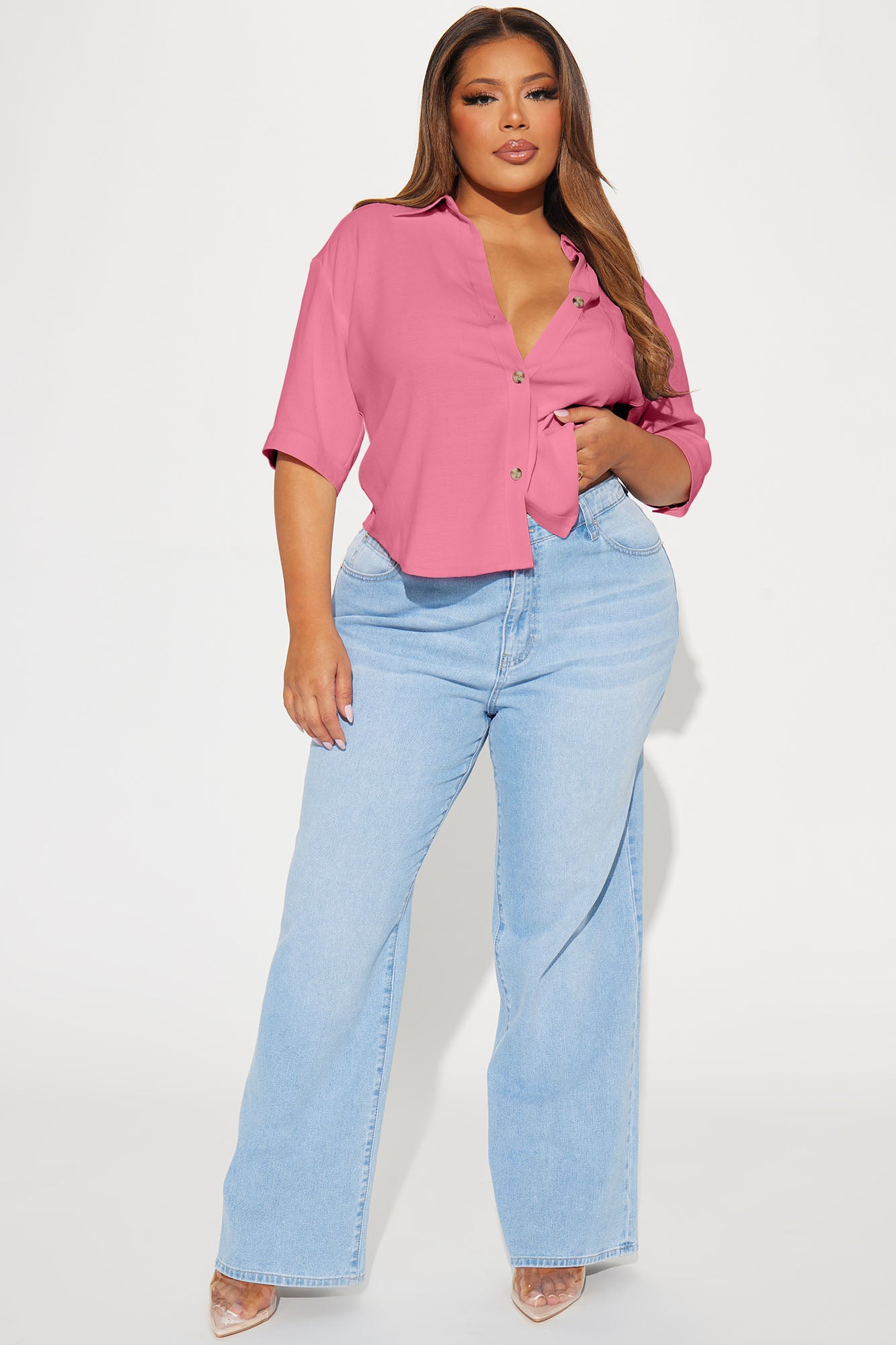 Huttley Linen Shirt - Pink - Image 5