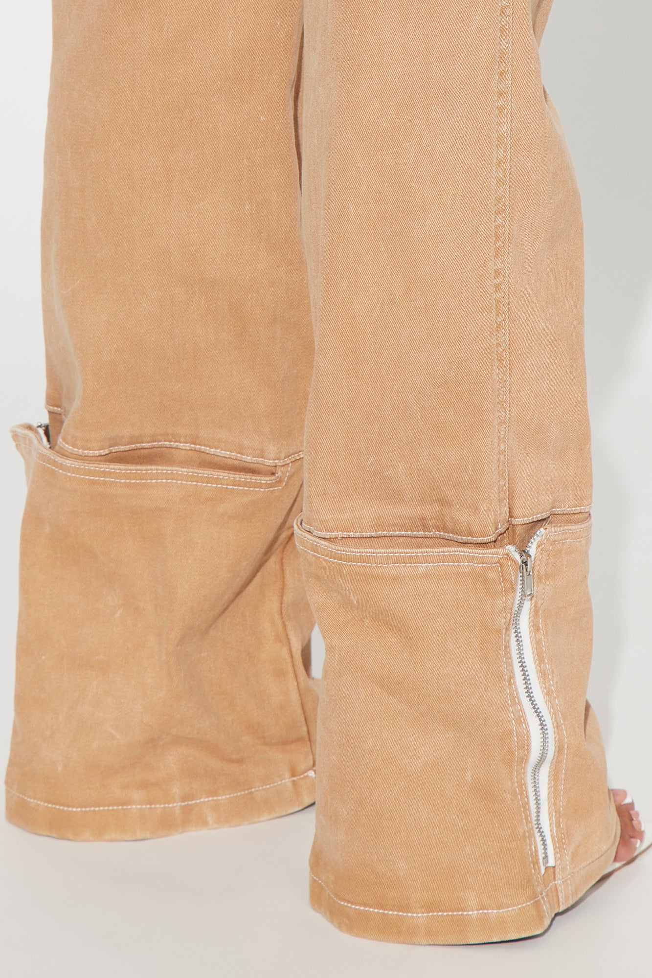 Alternate Universe Stretch Cargo Jeans - Tan - Image 7
