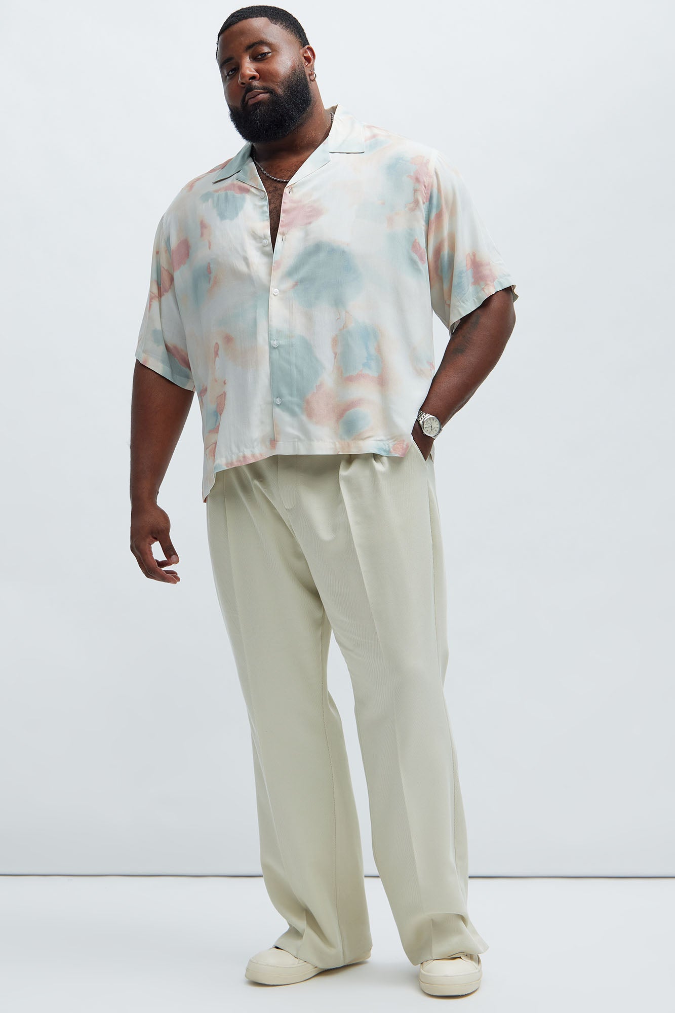 Never Been Button Up Shirt - Multi Color - Image 5