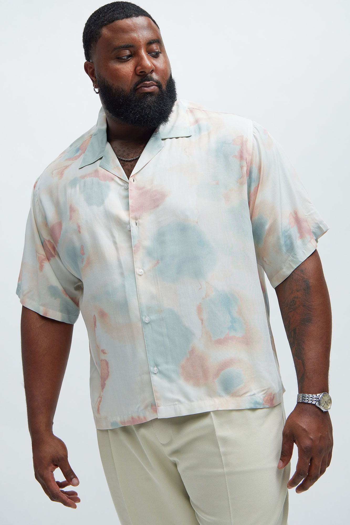 Never Been Button Up Shirt - Multi Color - Image 4