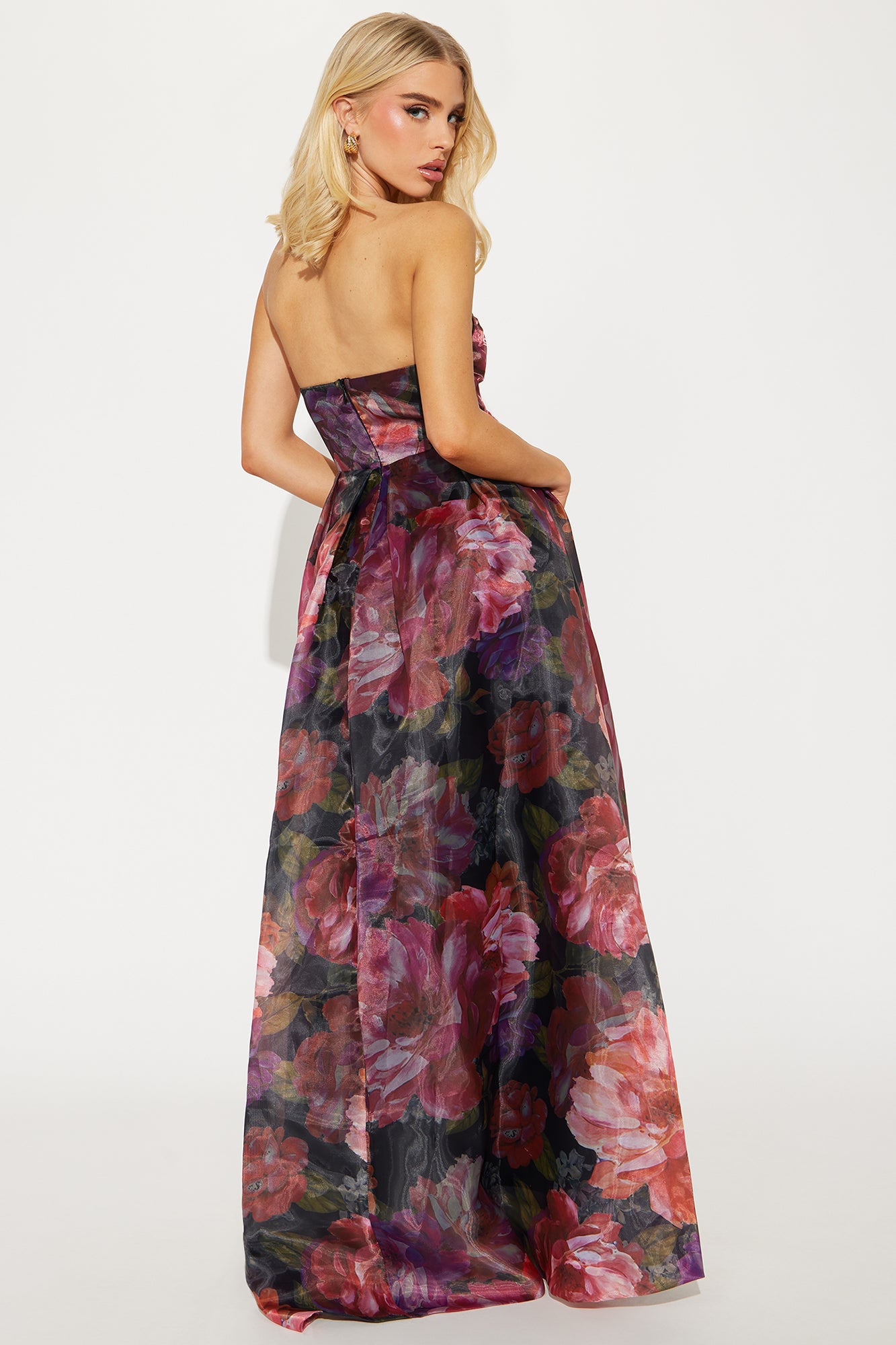 Always Admire You Taffeta Gown - Pink/combo - Image 3